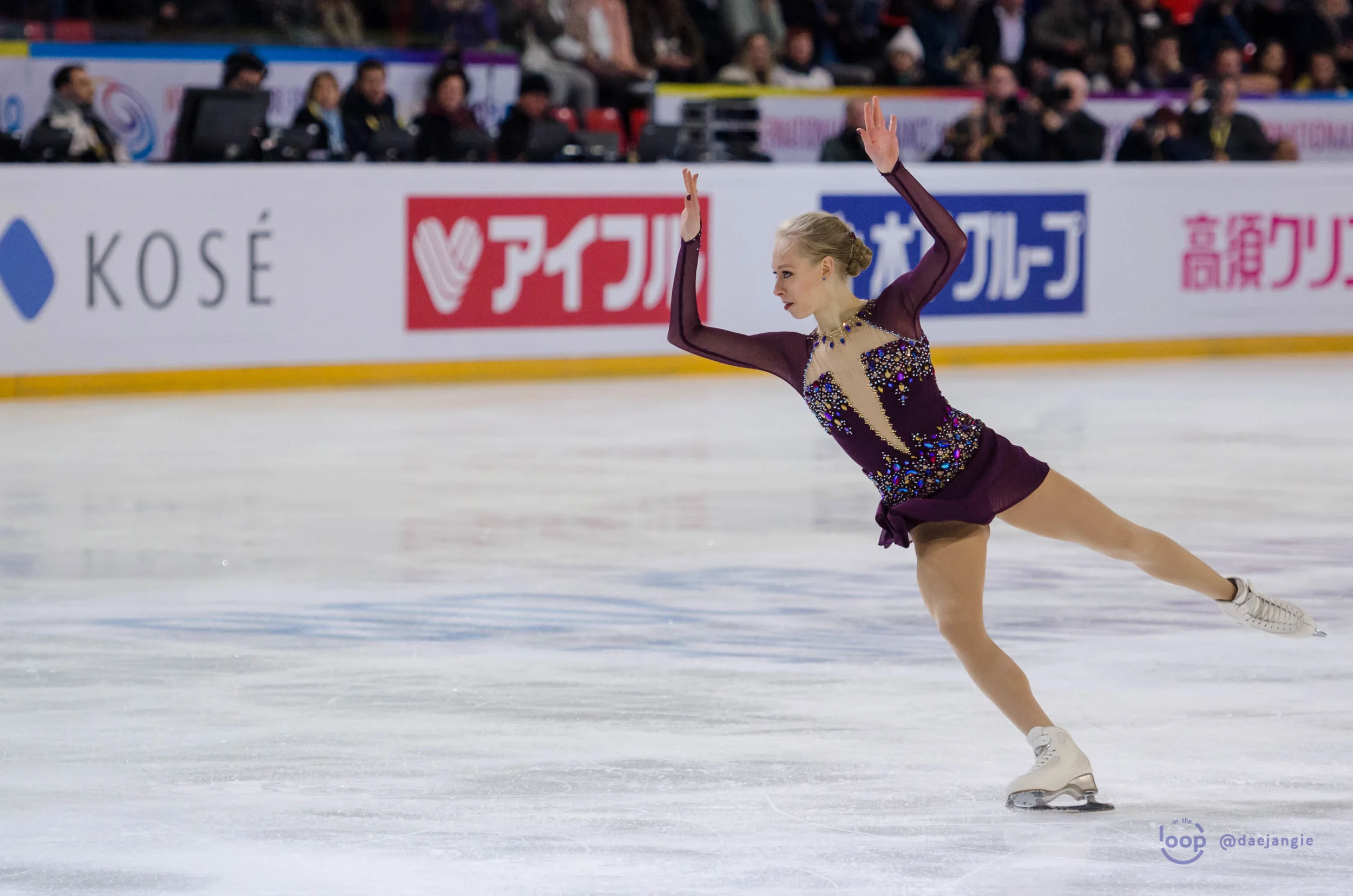 Bradie Tennell at the Internationaux de France 2018
