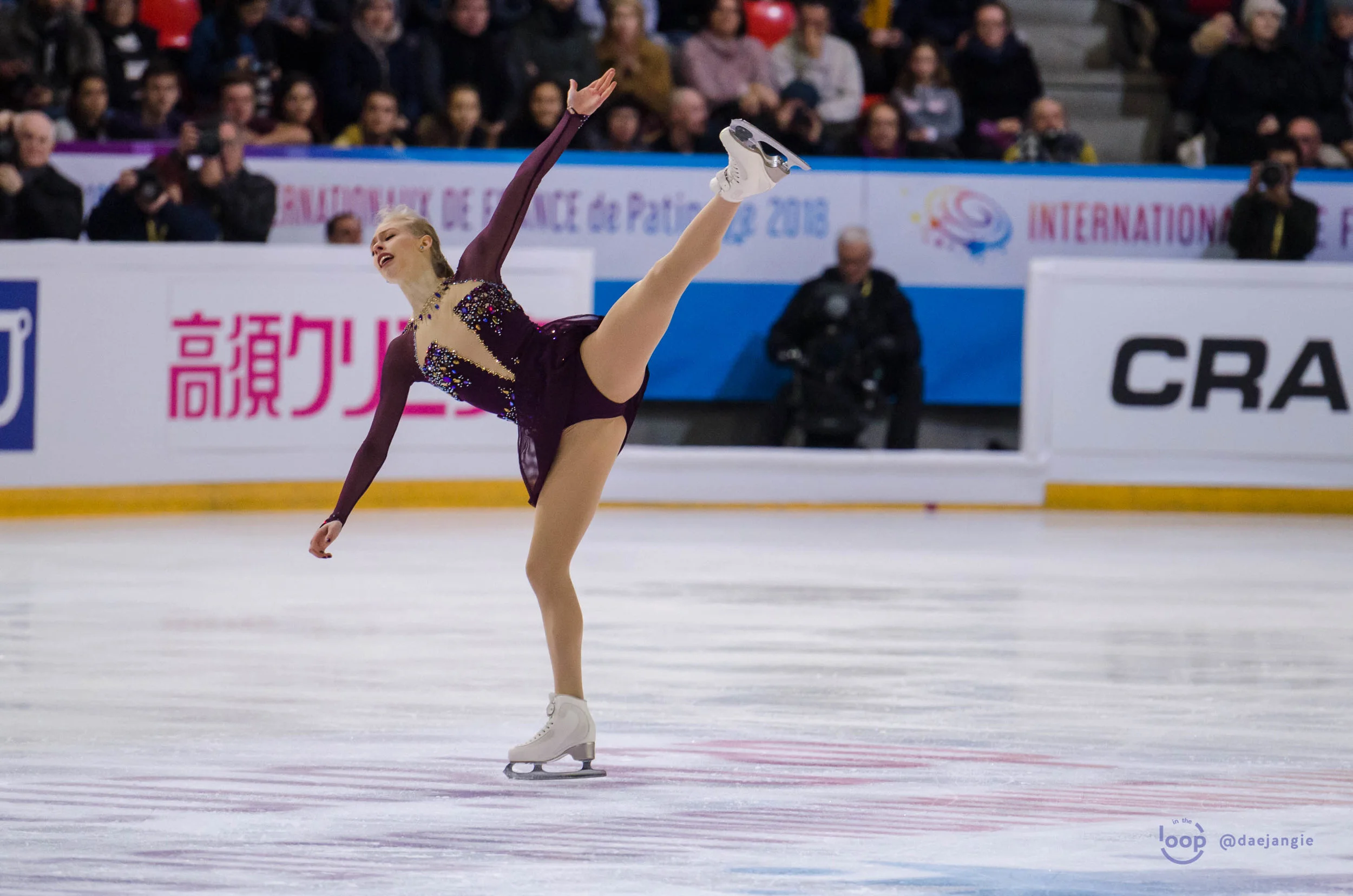 Bradie Tennell at the Internationaux de France 2018