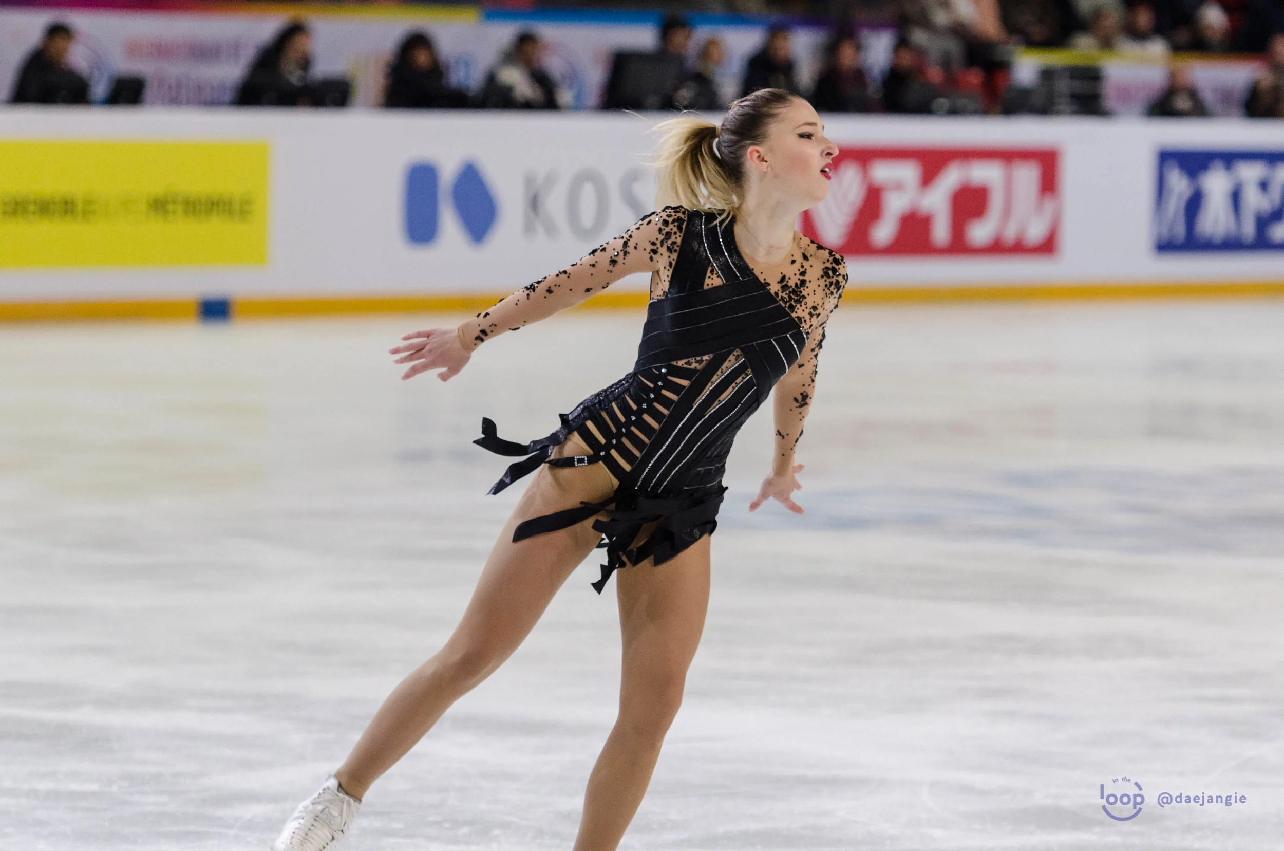 Maria Sotskova at the Internationaux de France 2018
