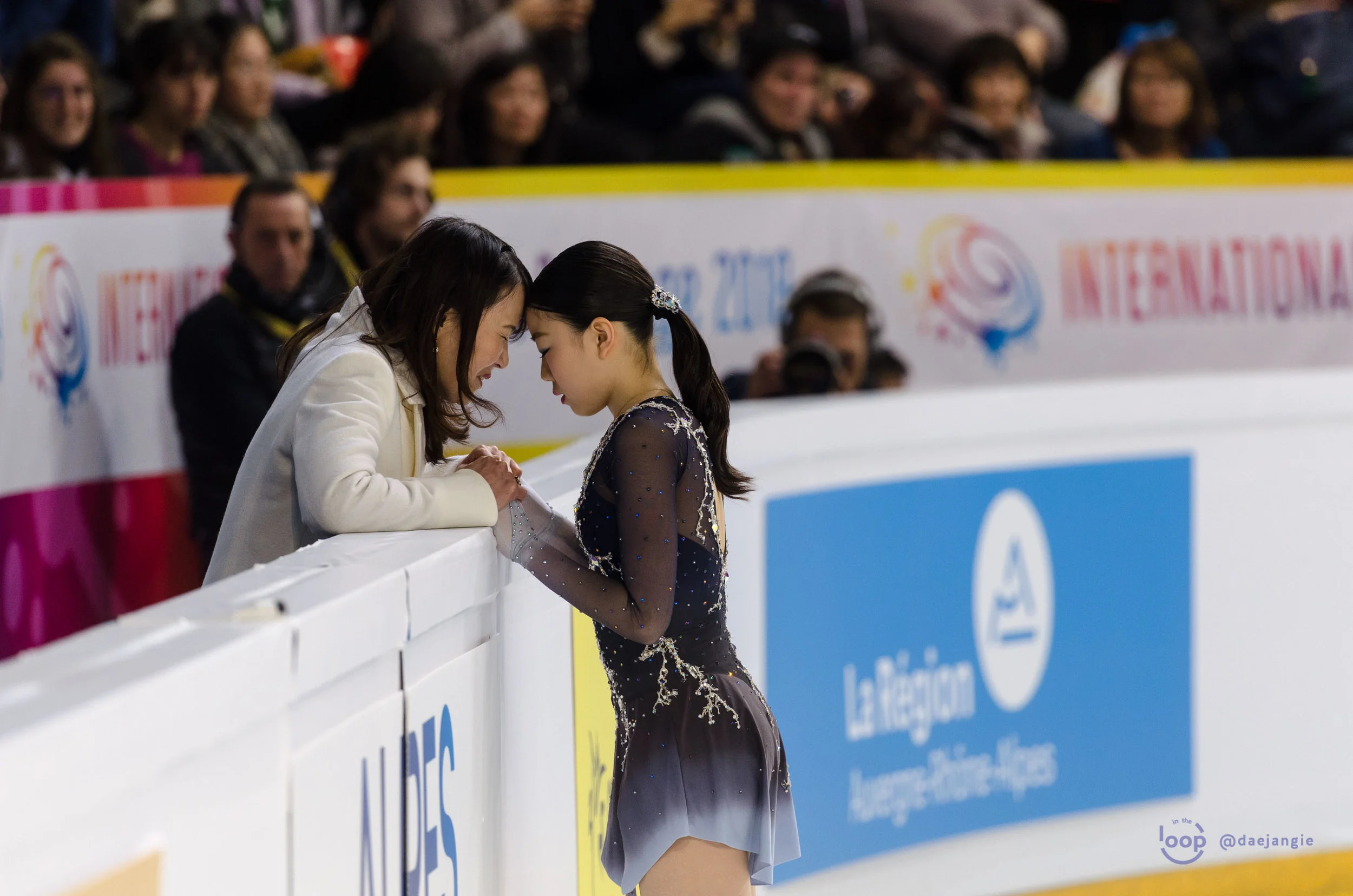 Rika Kihira at the Internationaux de France 2018