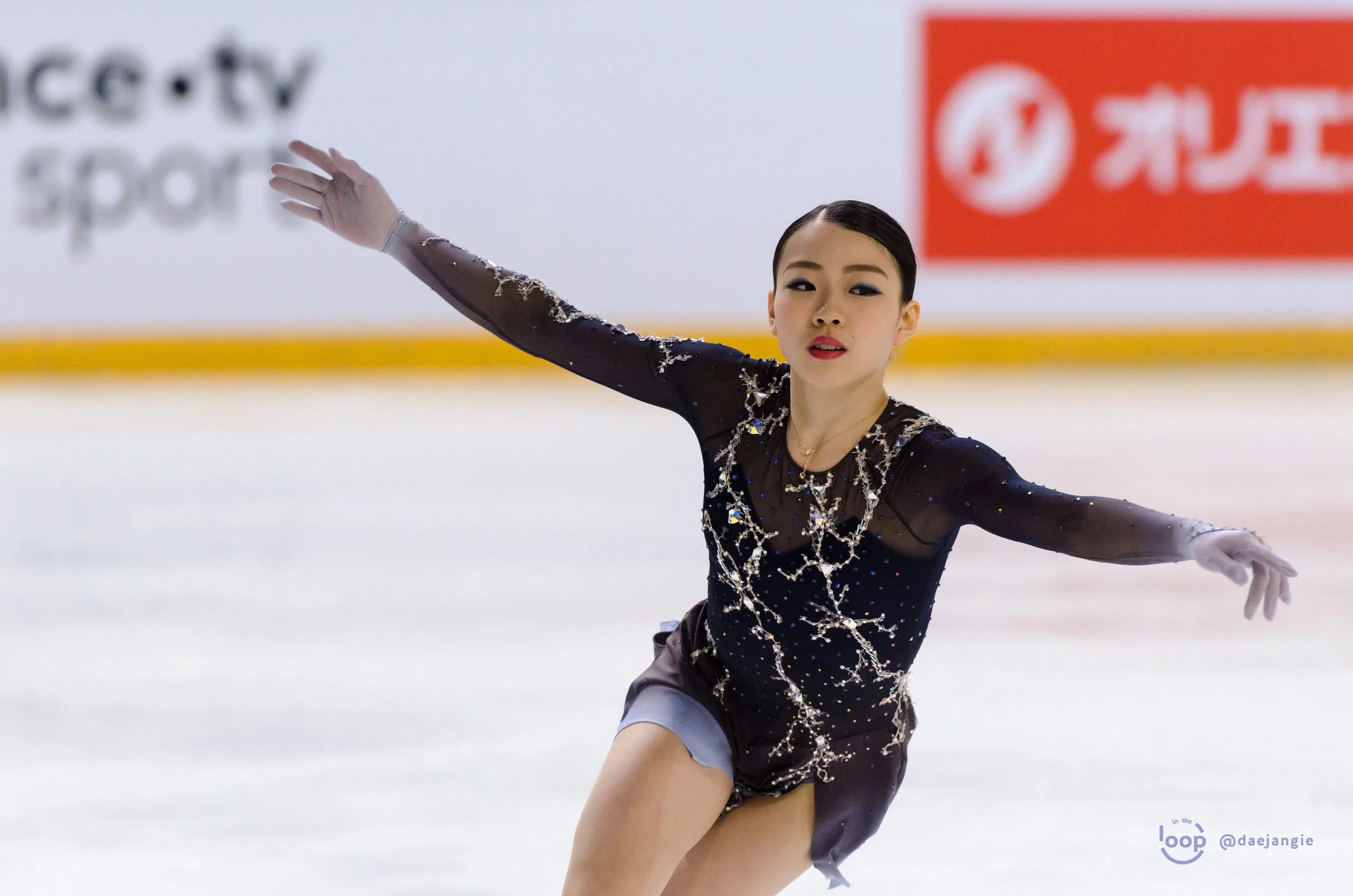 Rika Kihira at the Internationaux de France 2018