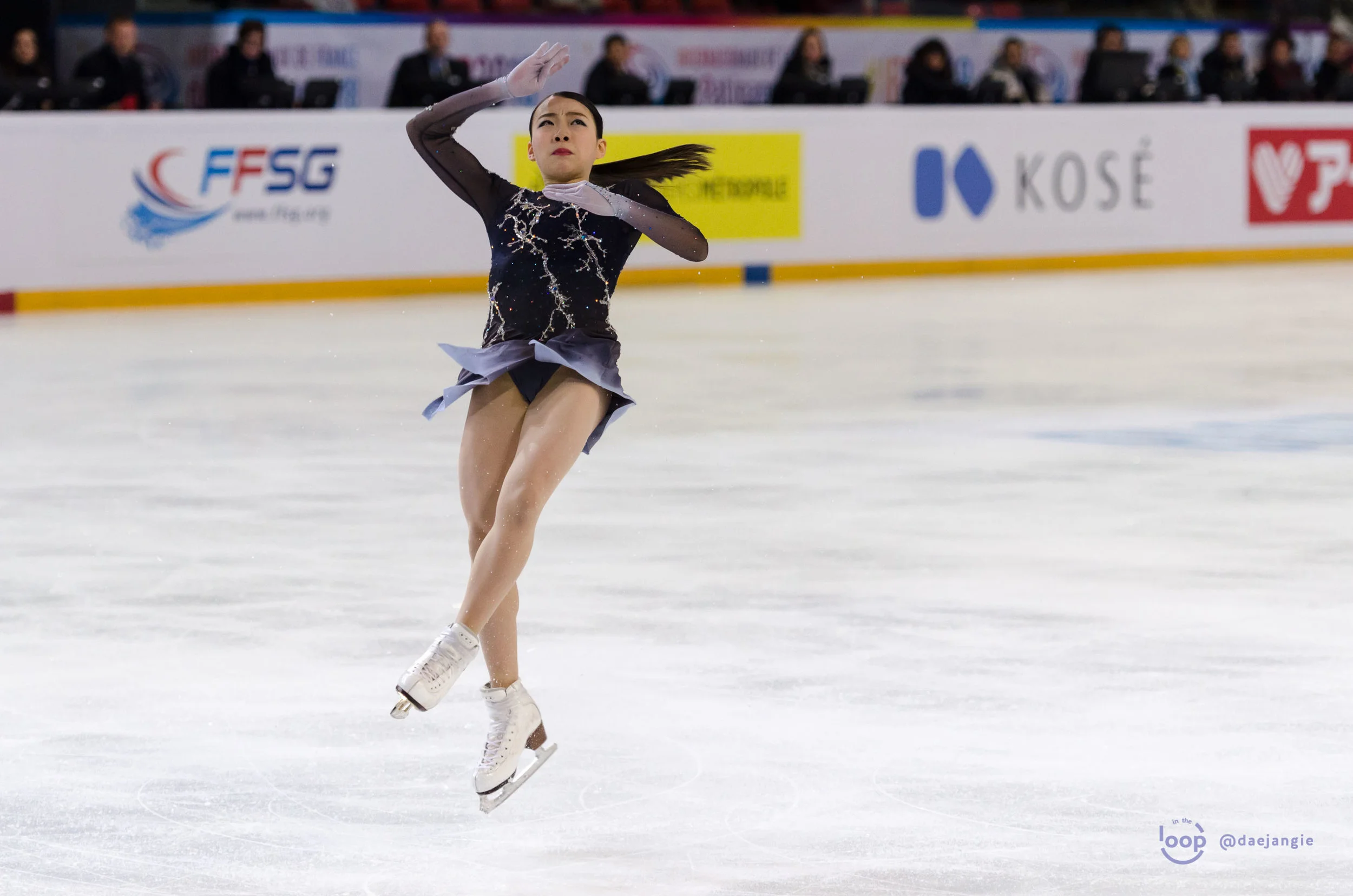 Rika Kihira at the Internationaux de France 2018