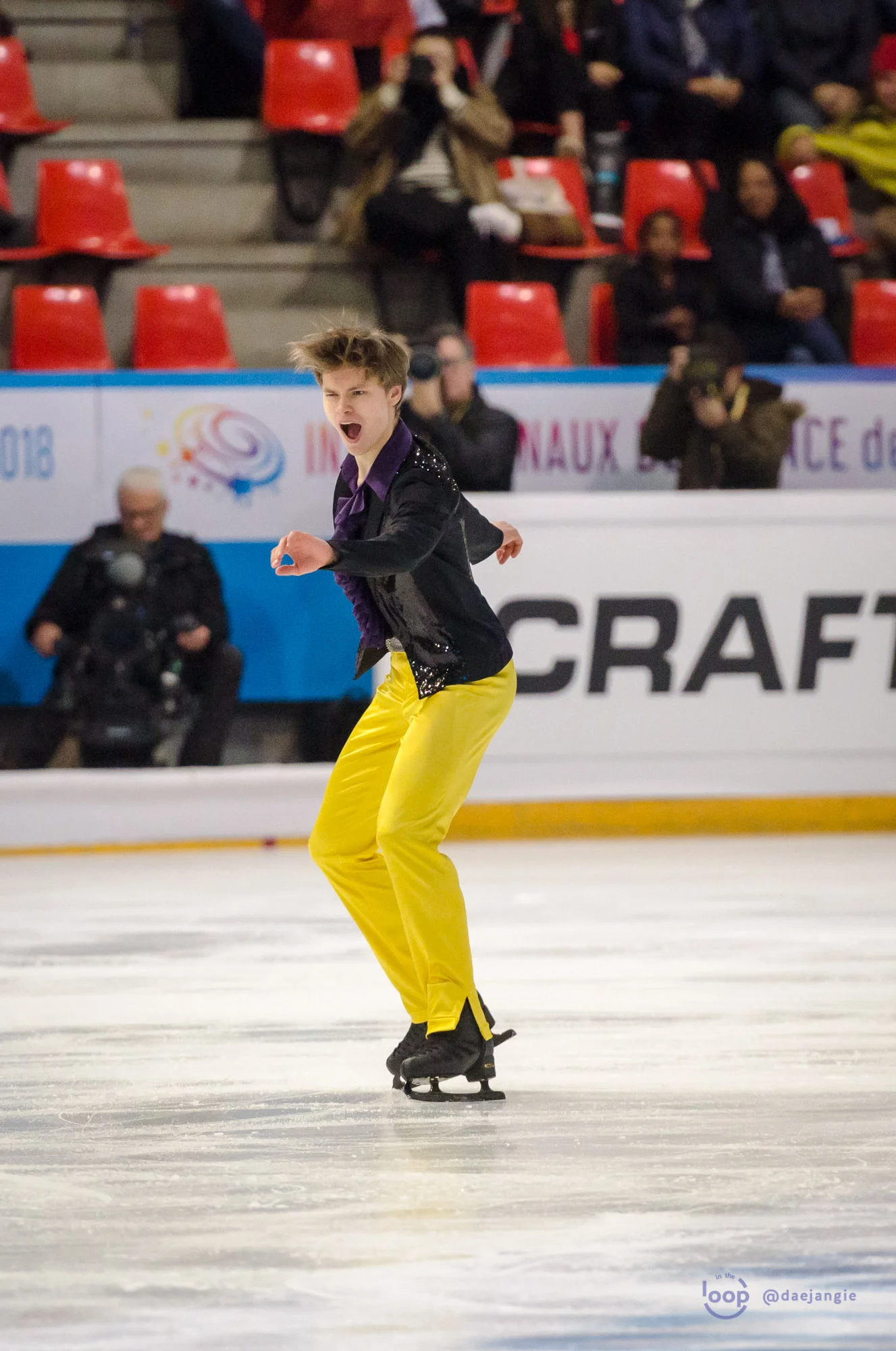 Deniss Vasiljevs at Internationaux de France 2018