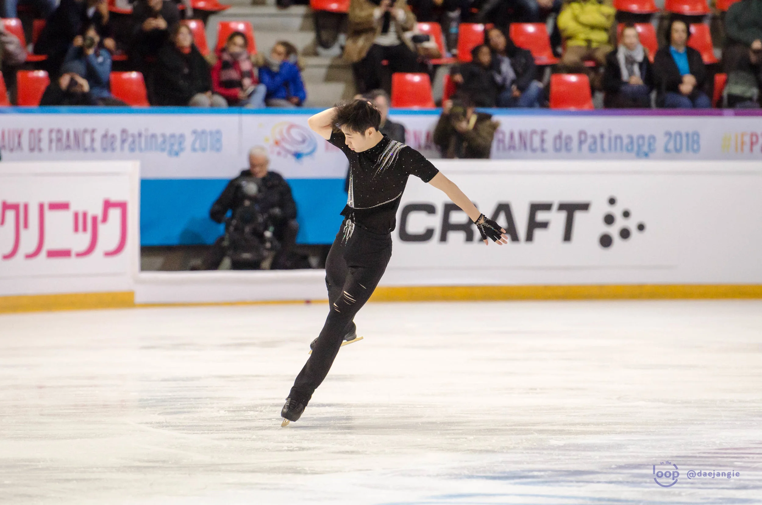Boyang Jin at Internationaux de France 2018