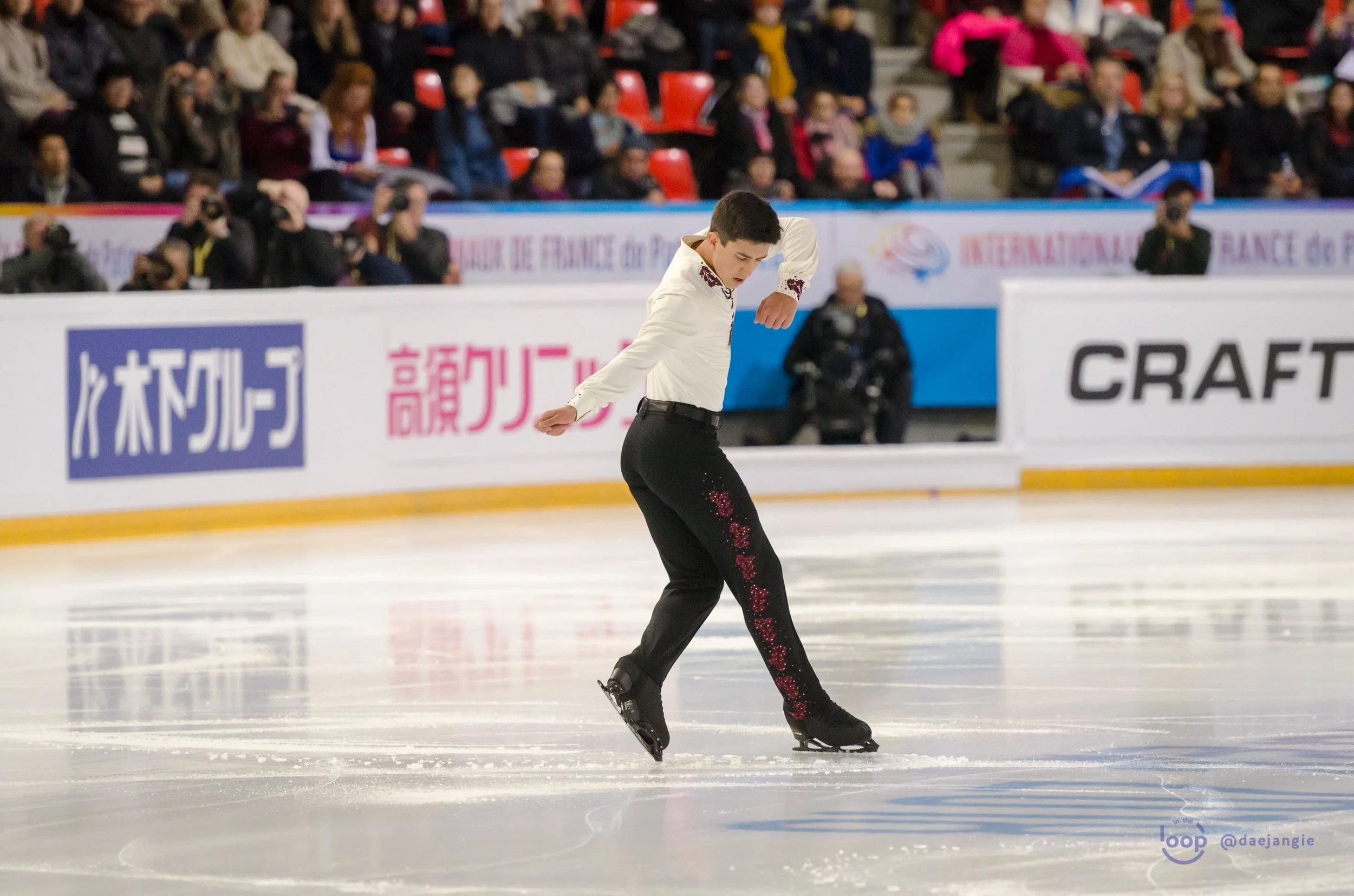 Daniel Samohin at Internationaux de France 2018