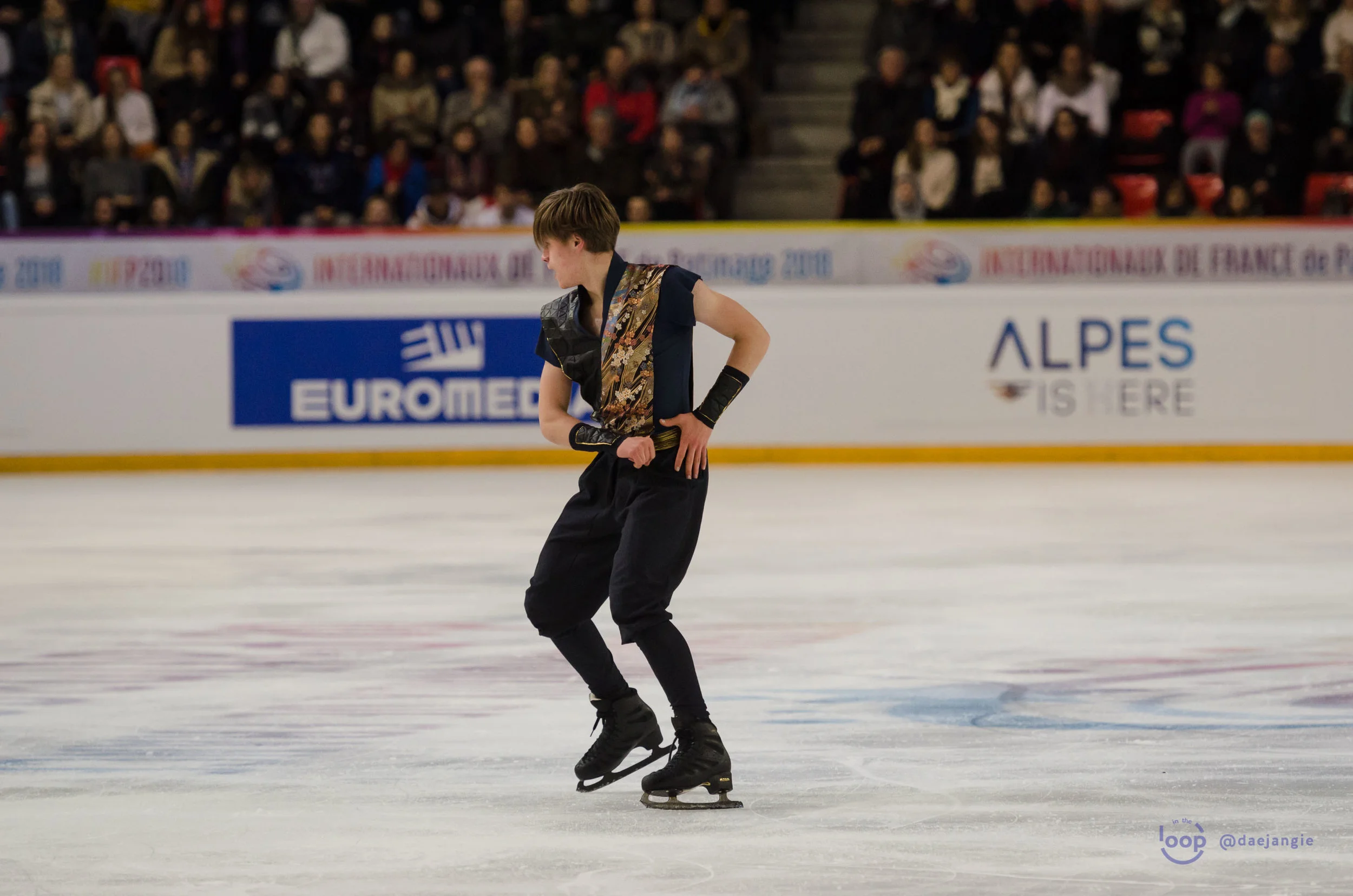 Deniss Vasiljevs at Internationaux de France 2018