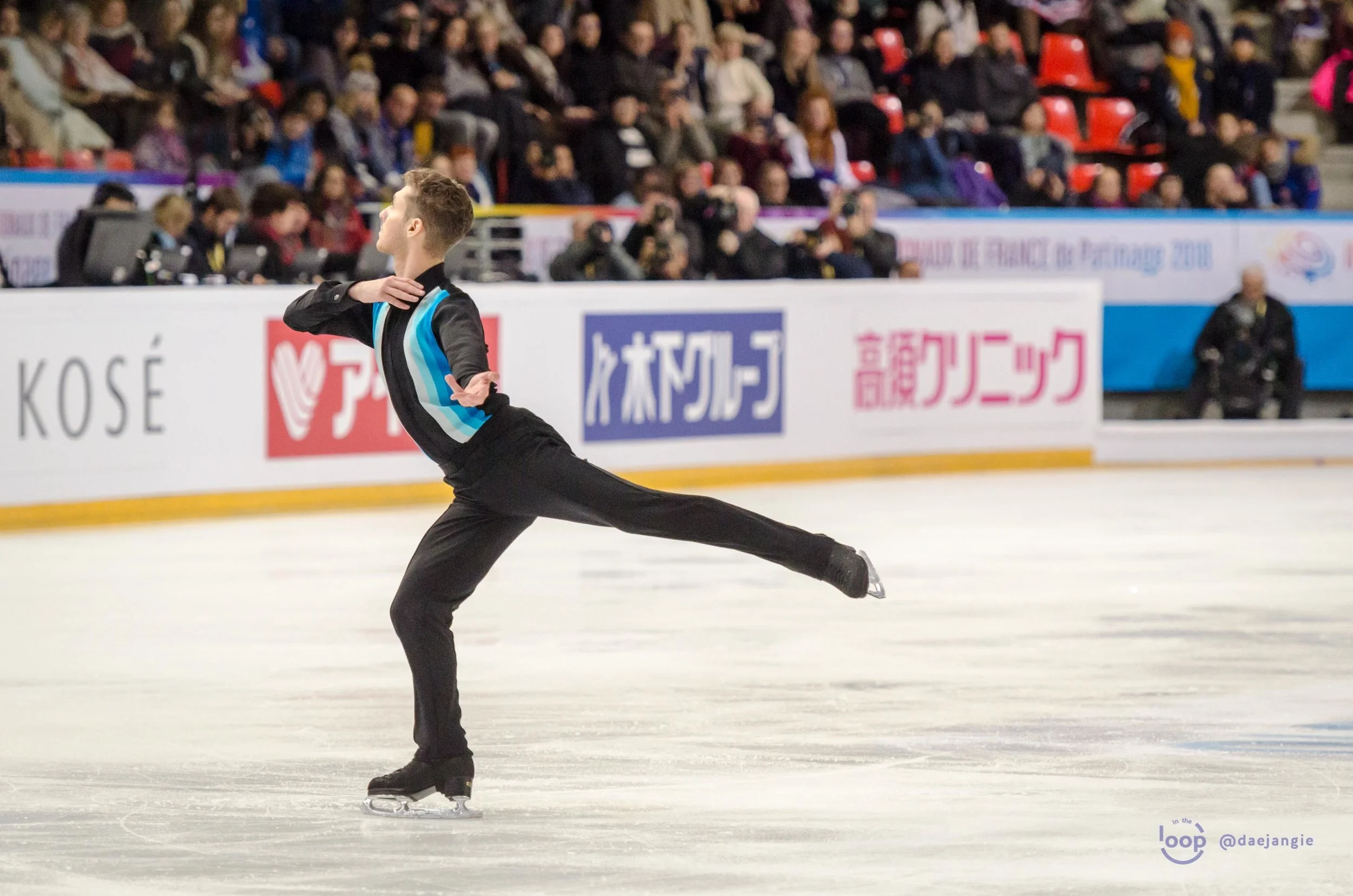 Jason Brown at Internationaux de France 2018