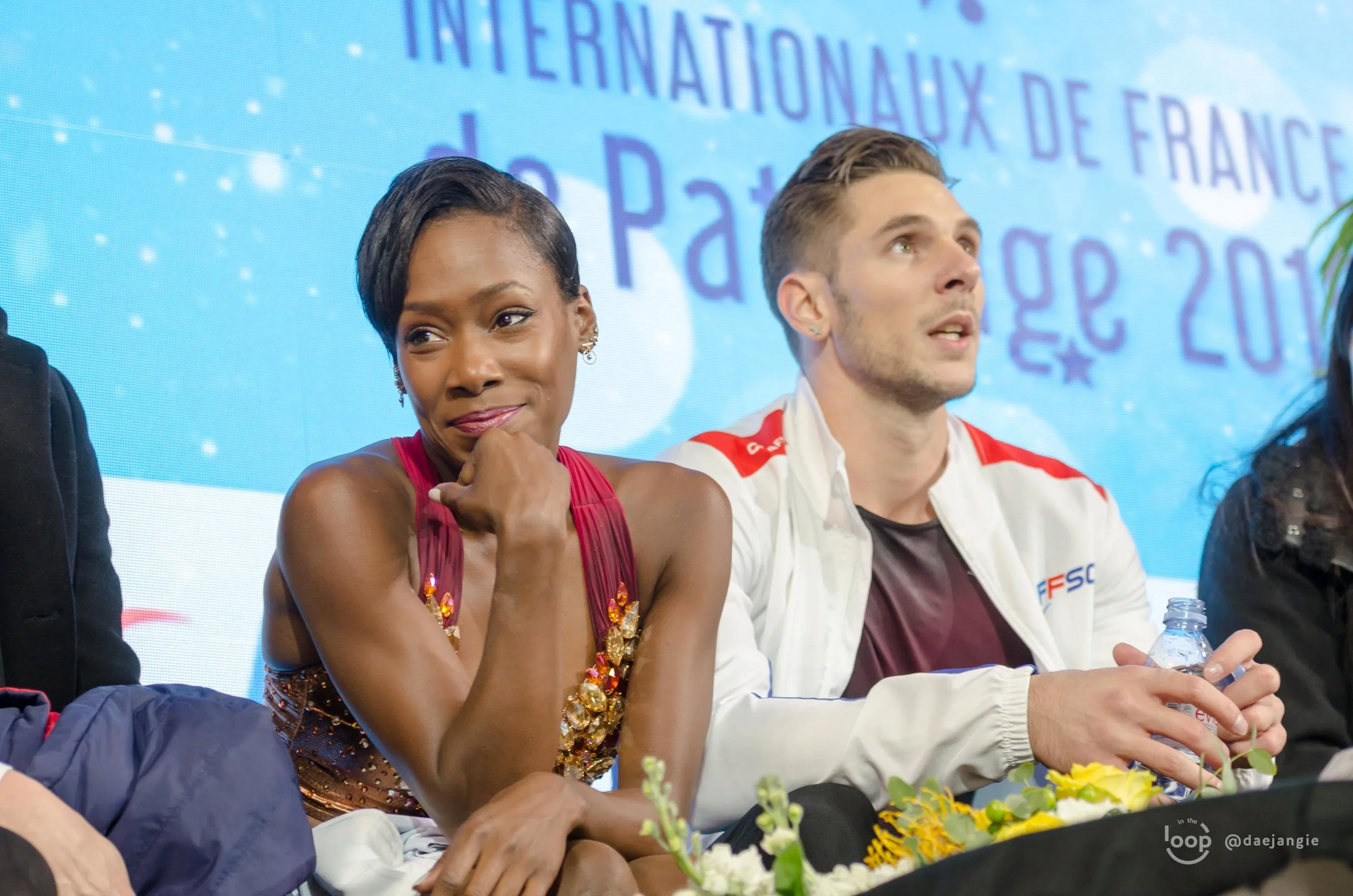 Vanessa James and Morgan Cipres at Internationaux de France 2018