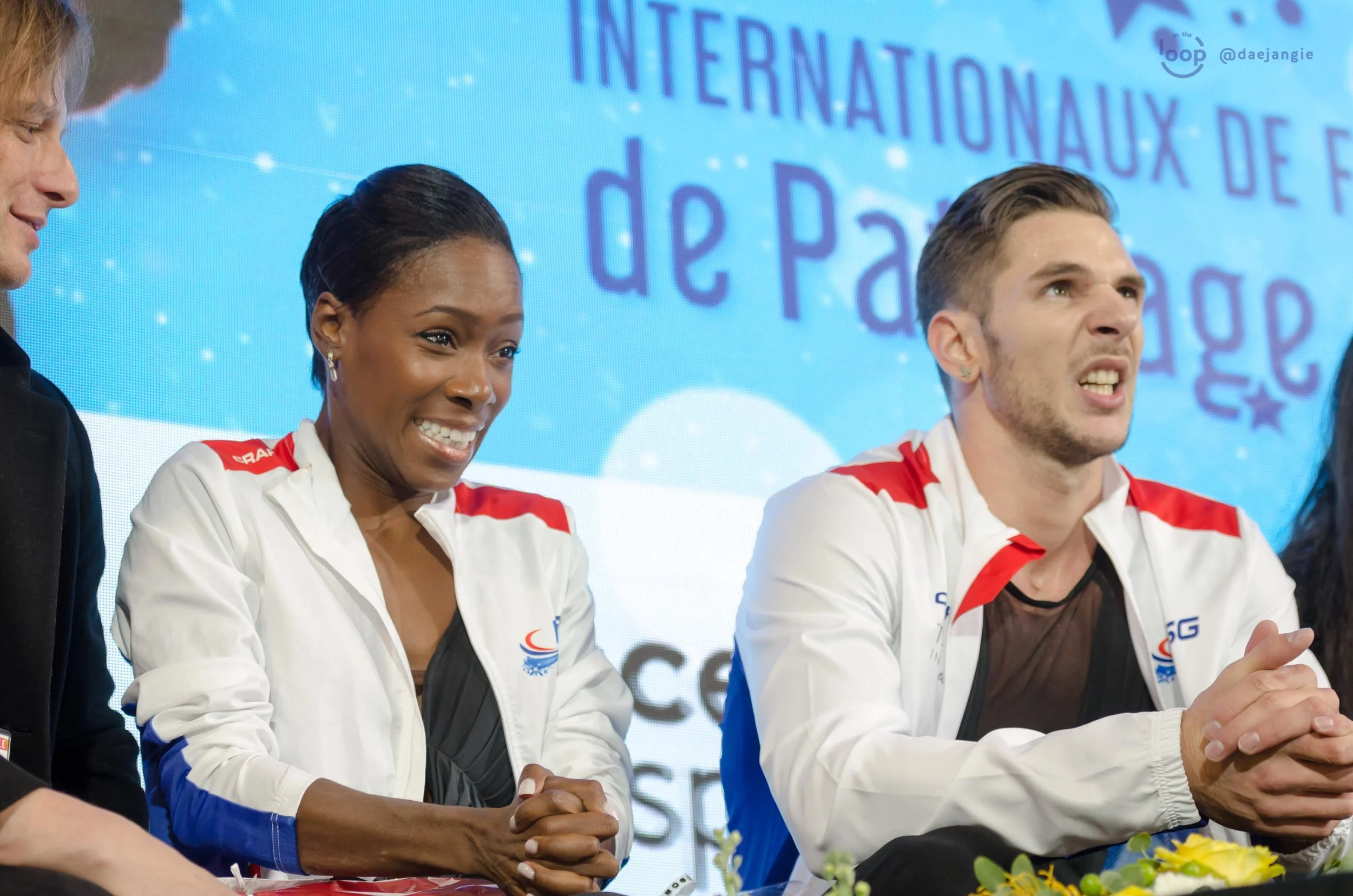 Vanessa James and Morgan Cipres at Internationaux de France 2018