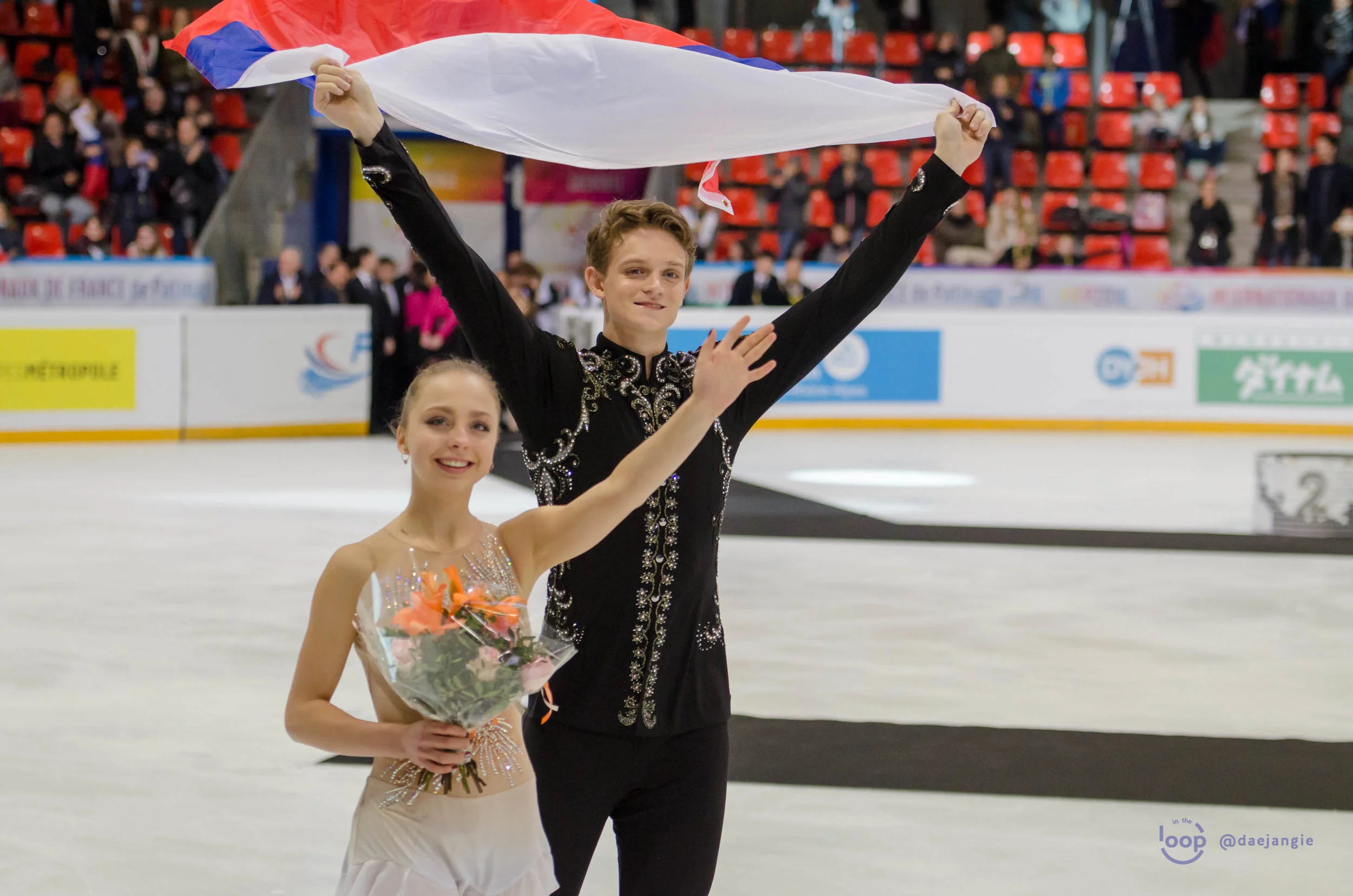 Aleksandra Boikova and Dmitrii Kozlovskii at Internationaux de F