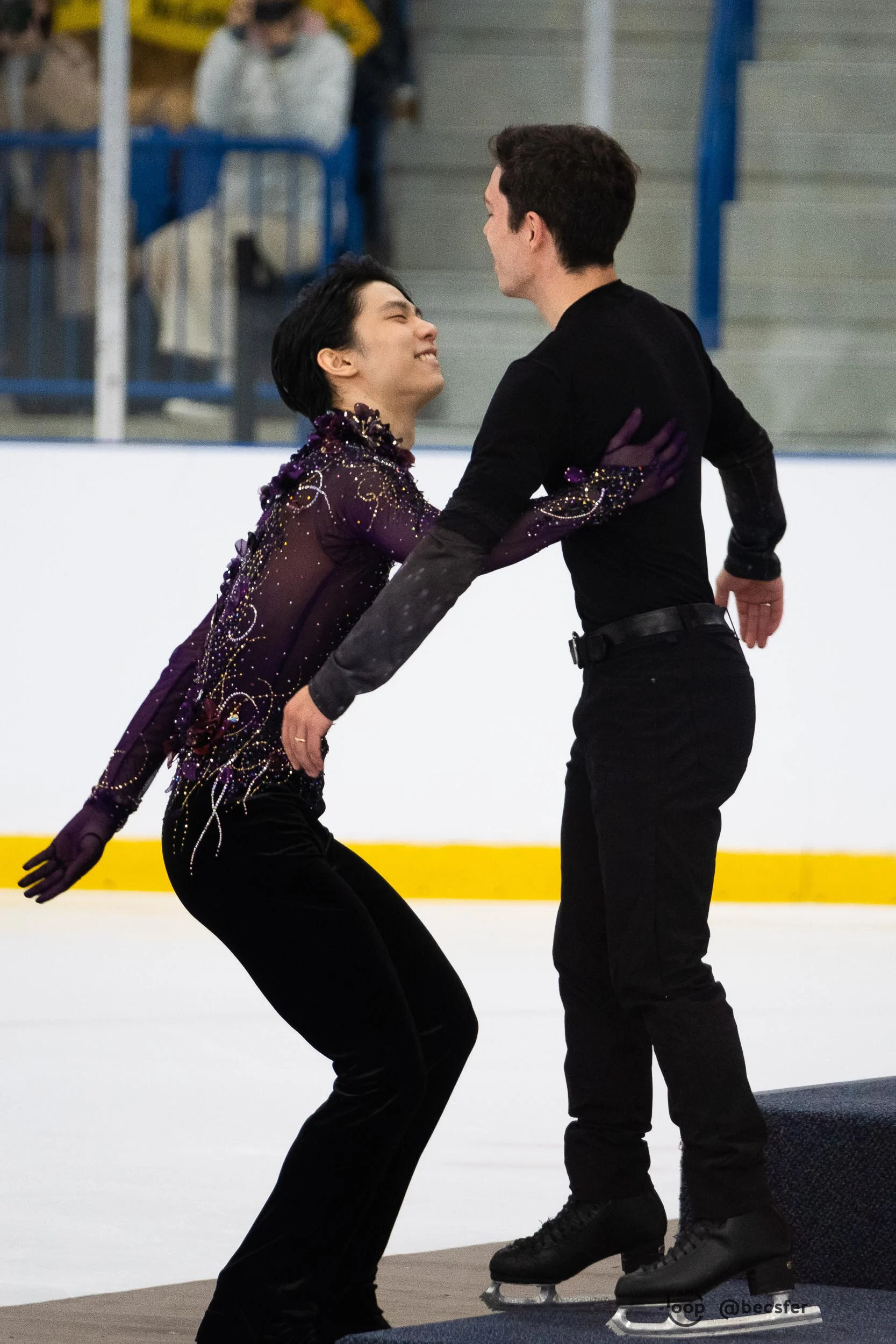 Keegan Messing and Yuzuru Hanyu at ACI 19