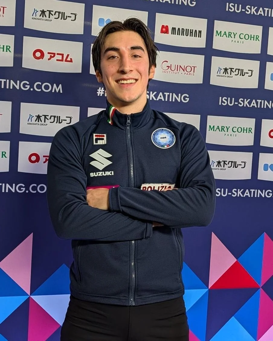 Gabriele Frangipani 🇮🇹 [76.89]: I started this season with two quads. So, now, with just a 3A, of course I cannot tell you that I'm satisfied, even if I skated almost clean. My goal was to enjoy it - especially as I got the call last minute. 

I wa