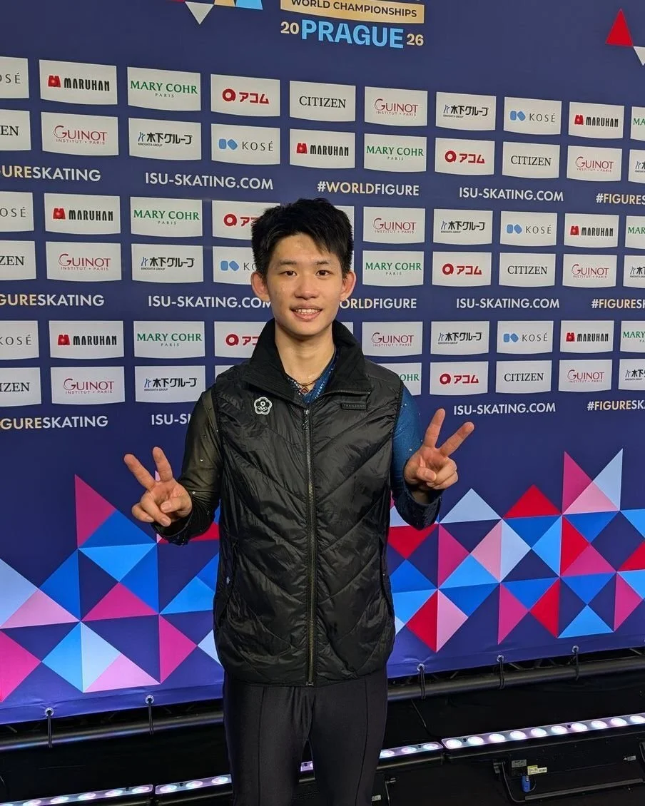 Yu-Hsiang Li 🇹🇼 [64.74]: It wasn't the best, but it's okay. I'm a little tired. I had a really long season this year. I did the Olympics, Junior Worlds, and now I'm here at Senior Worlds. I also have a domestic competition coming up next week. 

On