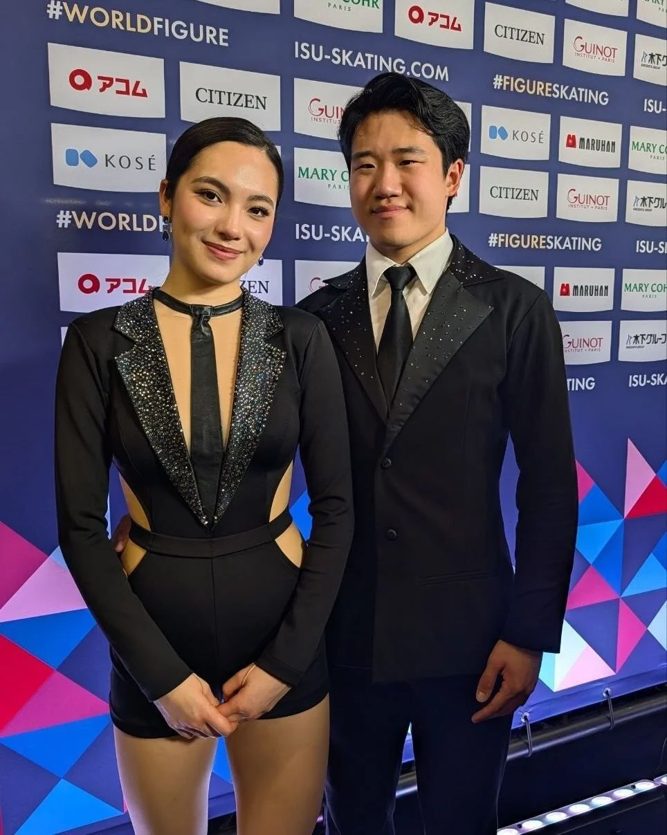 Hannah Lim / Ye Quan 🇰🇷 [69.83]
Ye: It was a difficult skate for sure especially preparing going into it because in practice I'm able to do it. No problem. But then remembering what happened at the Olympics was very scary to me. It was a lot of lik