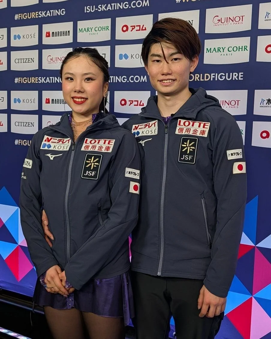 Utana Yoshida / Masaya Morita 🇯🇵 [72.33]

We are glad to have been able to do our best. This season, from start to finish, we were able to skate while having fun. Our coaches provided a lot of mental support in terms of encouragement of our abiliti