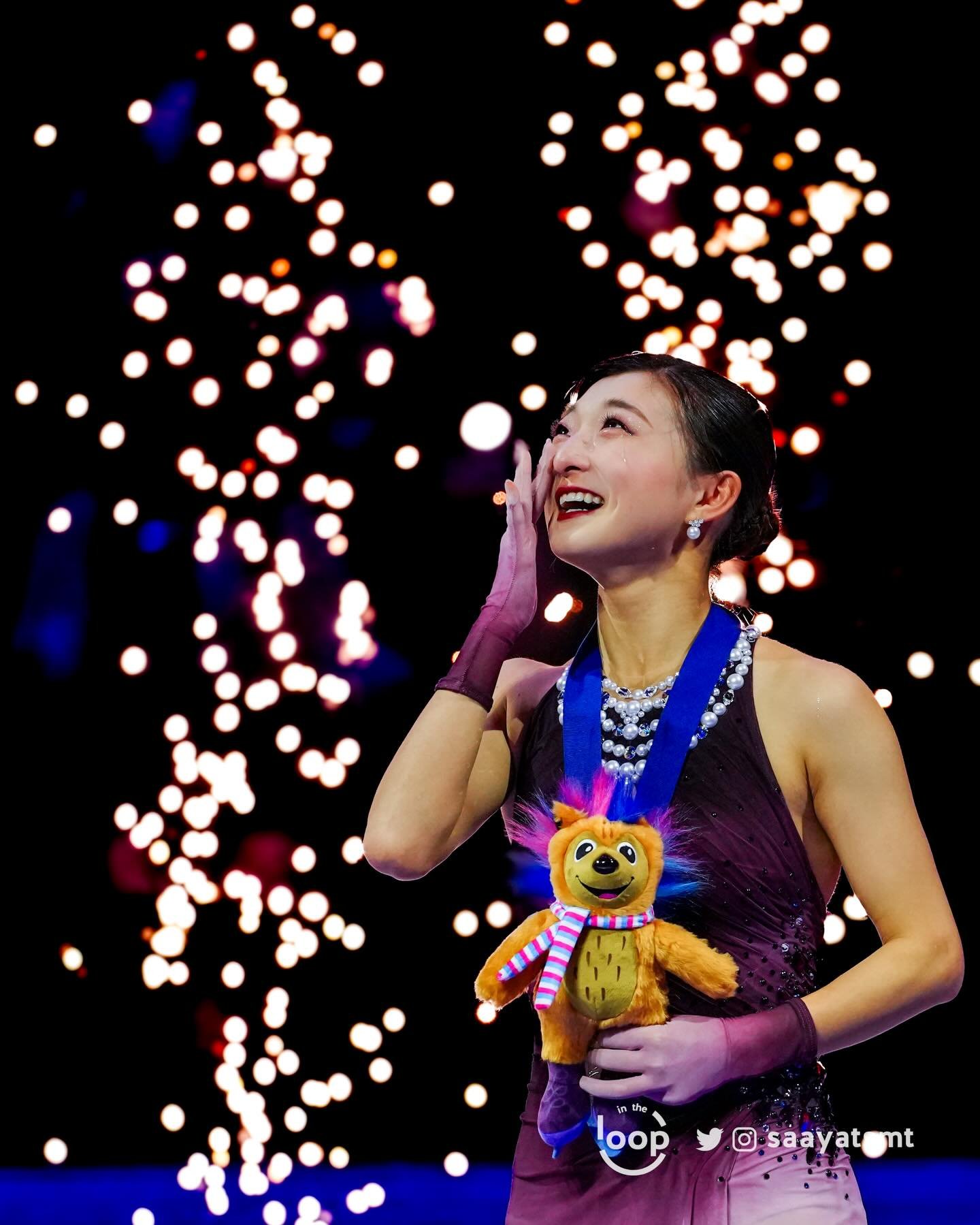 Kaori Sakamoto 🇯🇵 ends her career with a score of 238.28 winning her the gold medal and her 4th #WorldFigure title.

Thank you for letting us follow your journey 🥹

📸 @saayatsmt