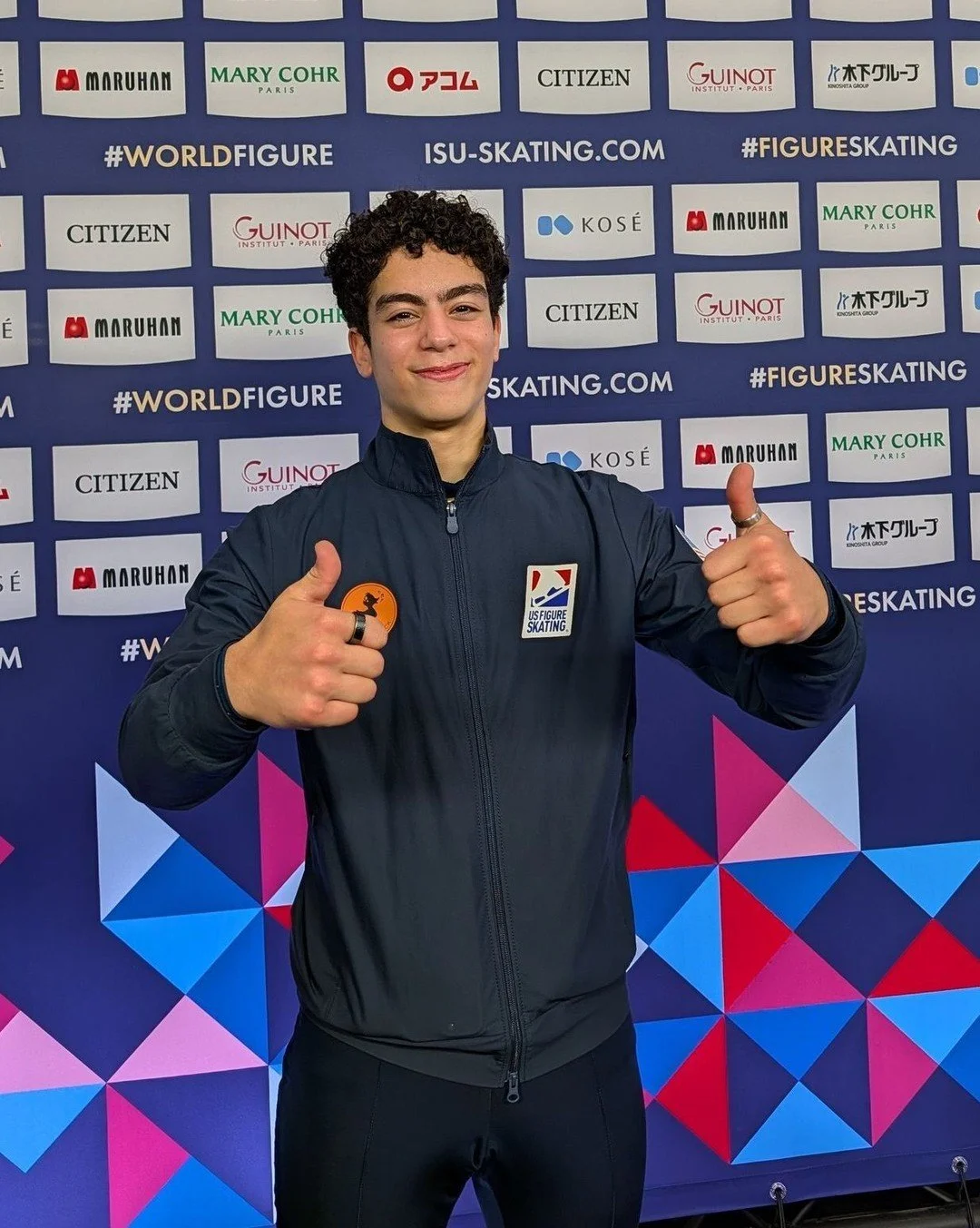 Jacob Sanchez 🇺🇸 [156.59]: I woke up 30 minutes before I was supposed to be here for practice. I was meant to be here at 6:50am, and I woke up at 6:25, so I kind of just rolled out of bed, had a quick snack, and got ready quick. Then I did the prac