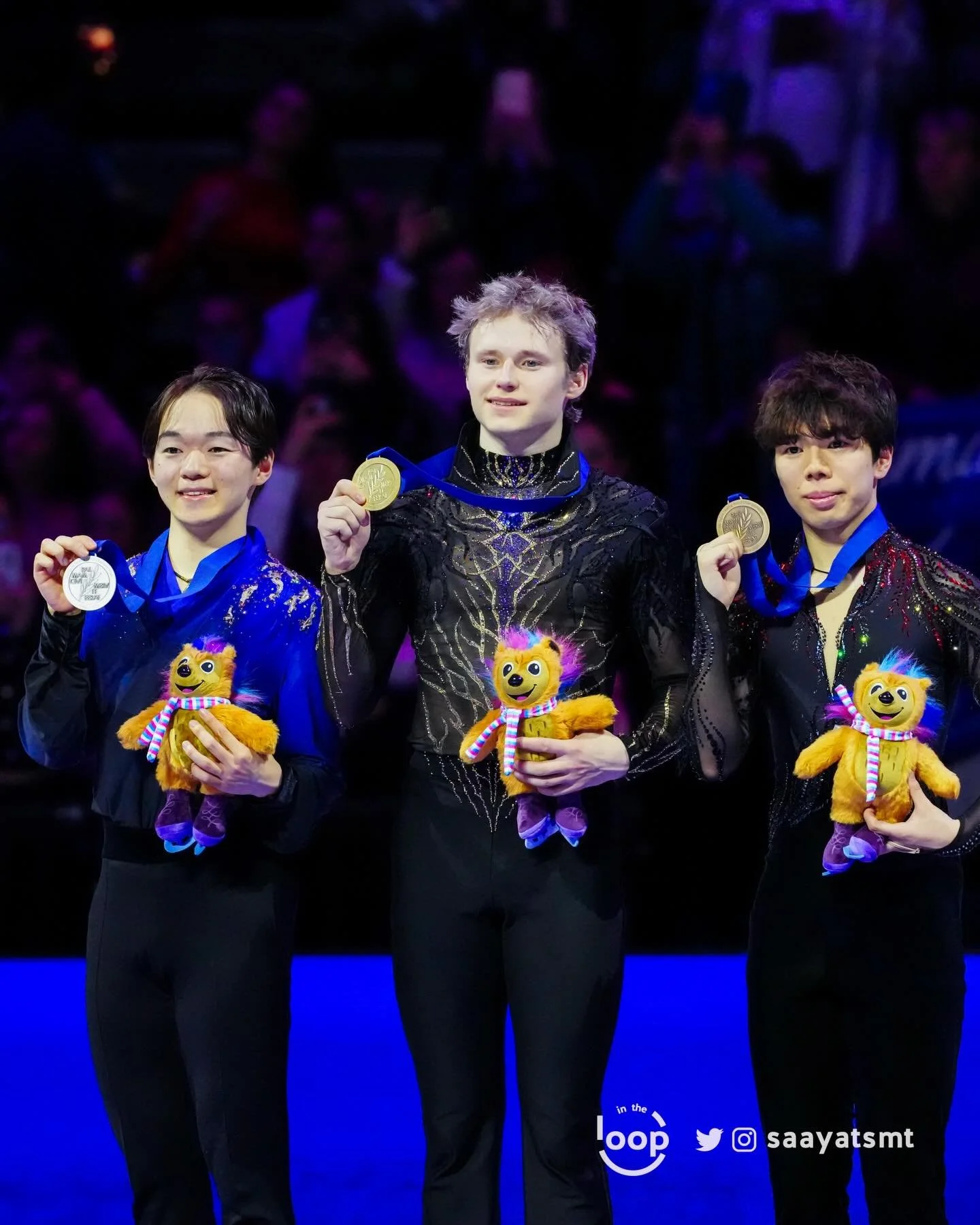 Final results of the Men&rsquo;s Competition at #WorldFigure

🥇#IliaMalinin (USA) - Total: 329.40, FS: 218.11
🥈#YumaKagiyama (JPN) - Total: 306.67, FS: 212.87
🥉#ShunSato (JPN) - Total: 288.54, FS: 192.70

📸 @saayatsmt