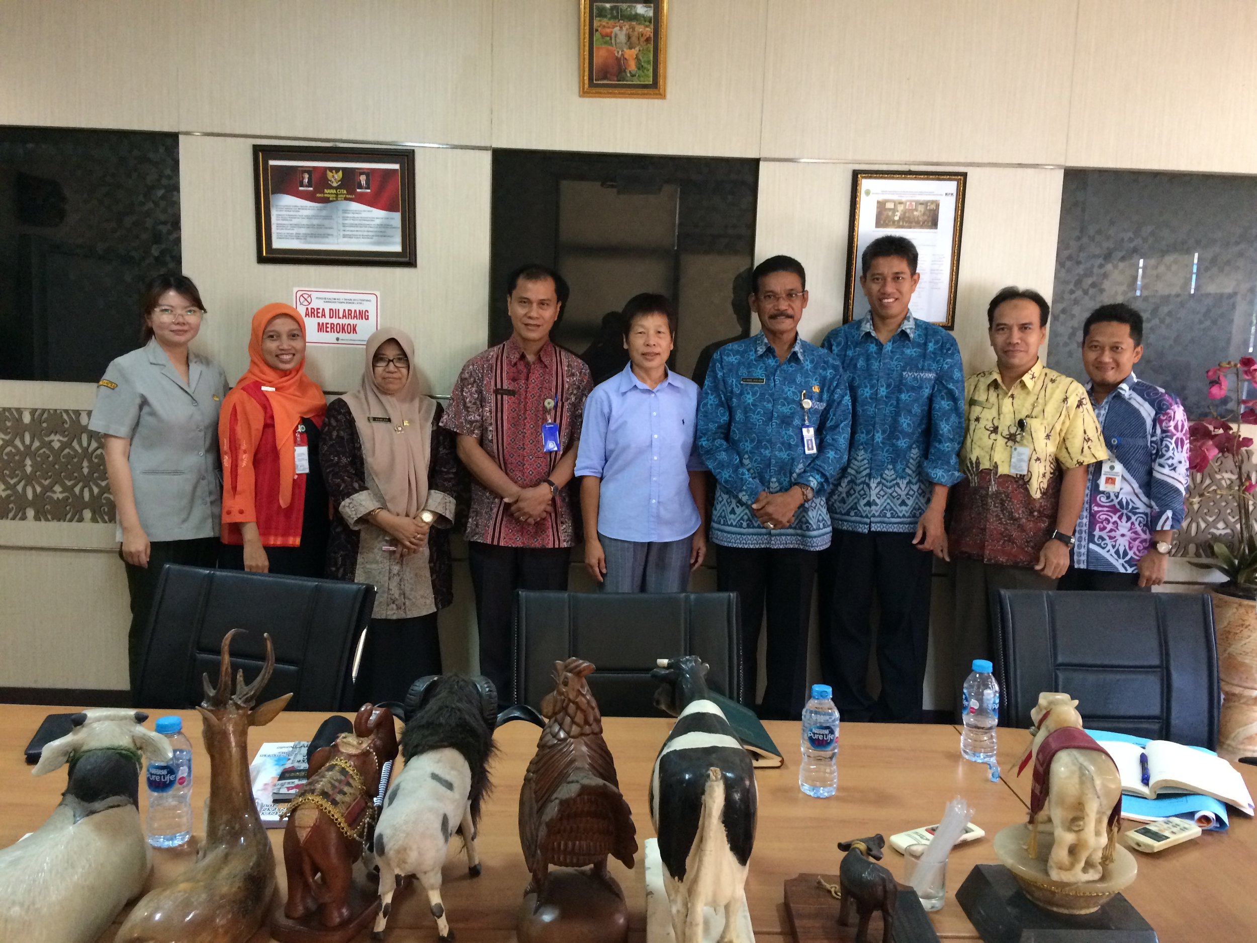 Team meeting with Dinas Livestock, Samarinda.