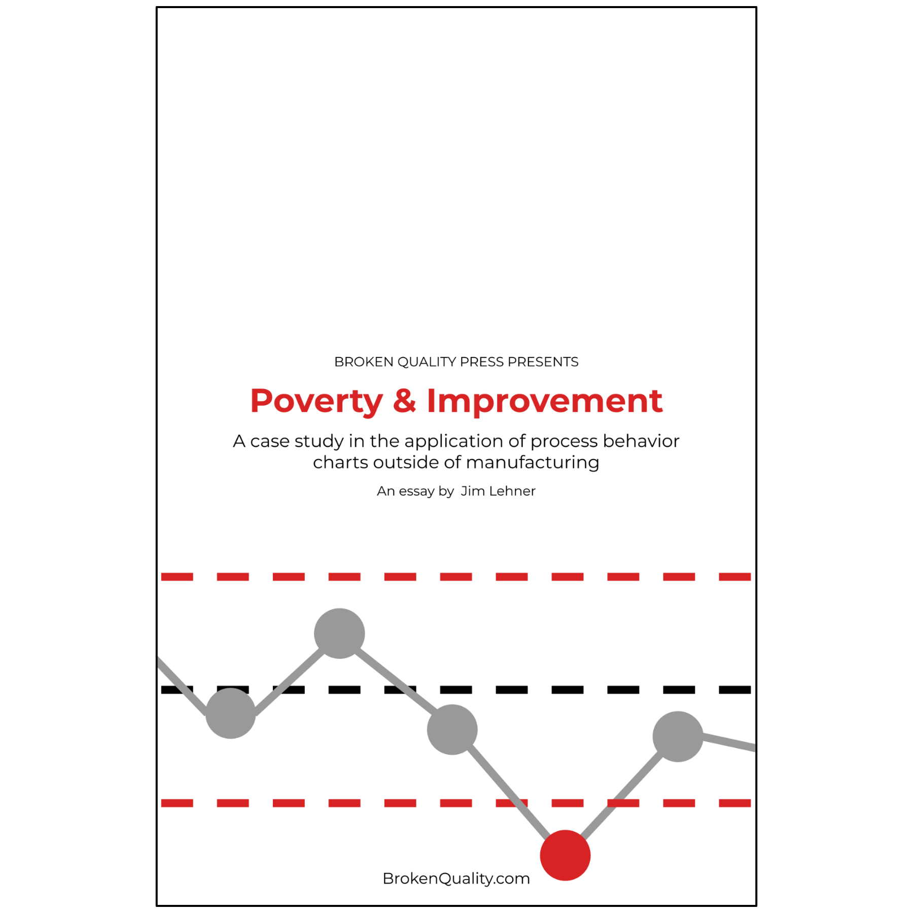 Poverty & Improvement: A case study in the application of process behavior charts (PDF & EPUB)