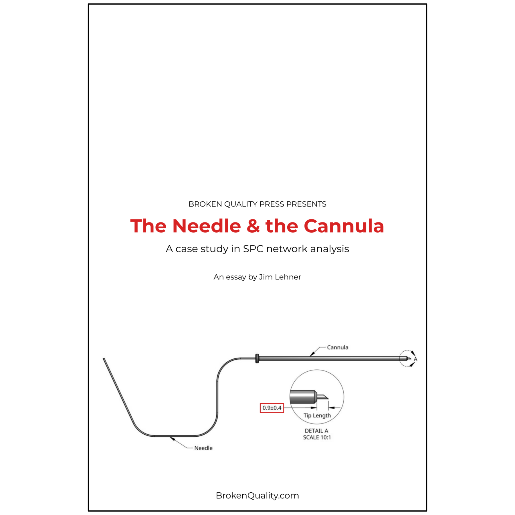The Needle & the Cannula: A case study in SPC network analysis (PDF & EPUB)