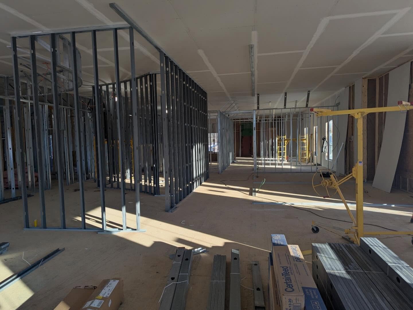 Dr. Boyko&rsquo;s new office is in the framing process. 

This is the stage where the floorplan stops being lines on paper and starts becoming a real practice. Every doorway, operatory, and hallway you see here was planned months before construction 