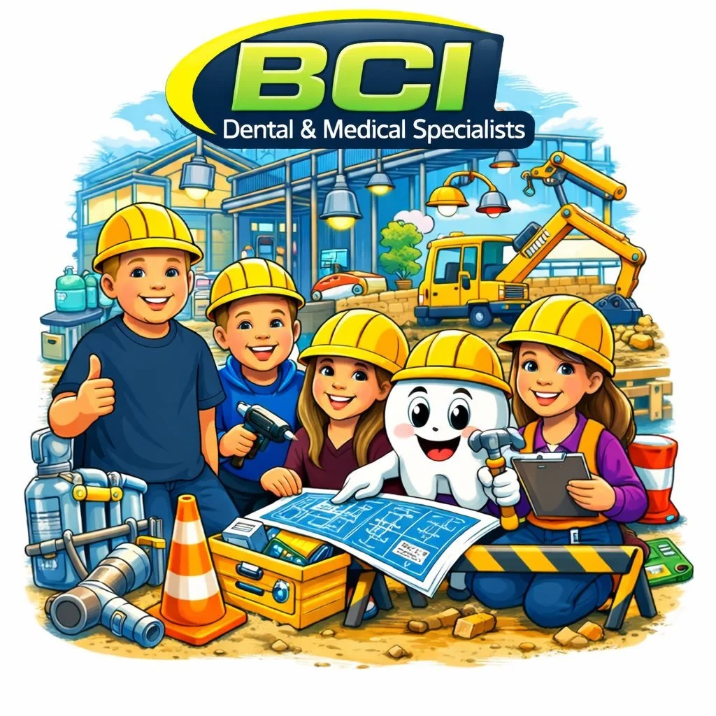 Future project managers?
Future superintendents?
Future dental office designers?

Meet the next generation of BCI.

Family has always been at the center of our company &mdash; and the relationships we build with our doctors feel the same way.

Happy 