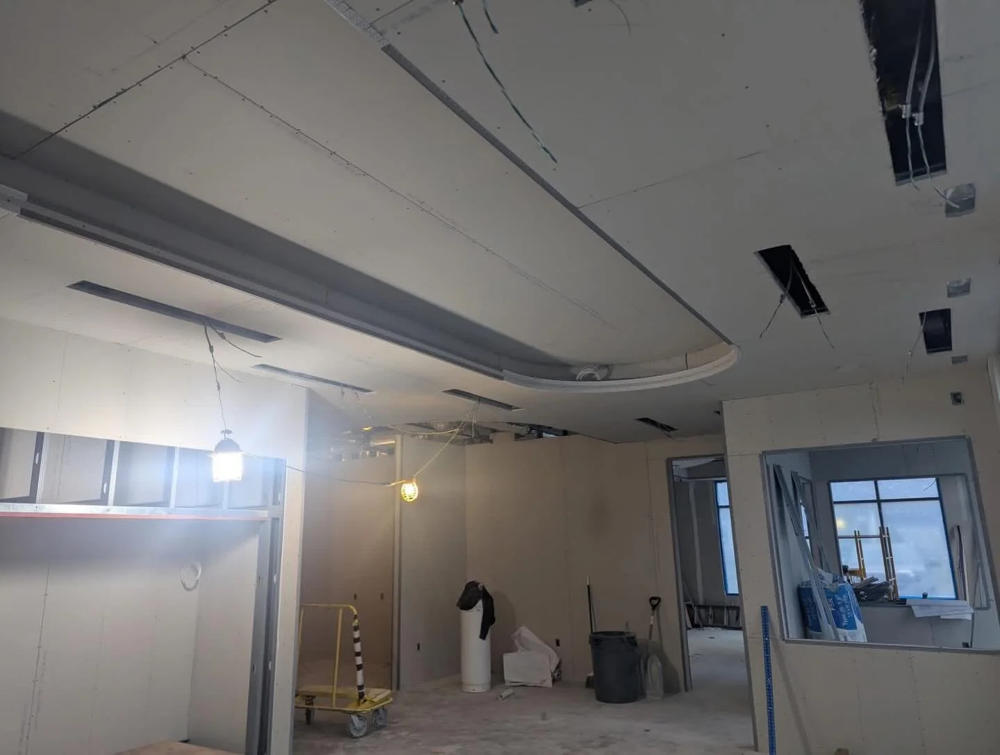 It&rsquo;s not just drywall &mdash; it&rsquo;s where the vision starts to take shape.

Every curve, soffit, and detail is intentional&hellip; setting the foundation for flow, lighting, and function in your future practice.

At BCI, we think ahead &md