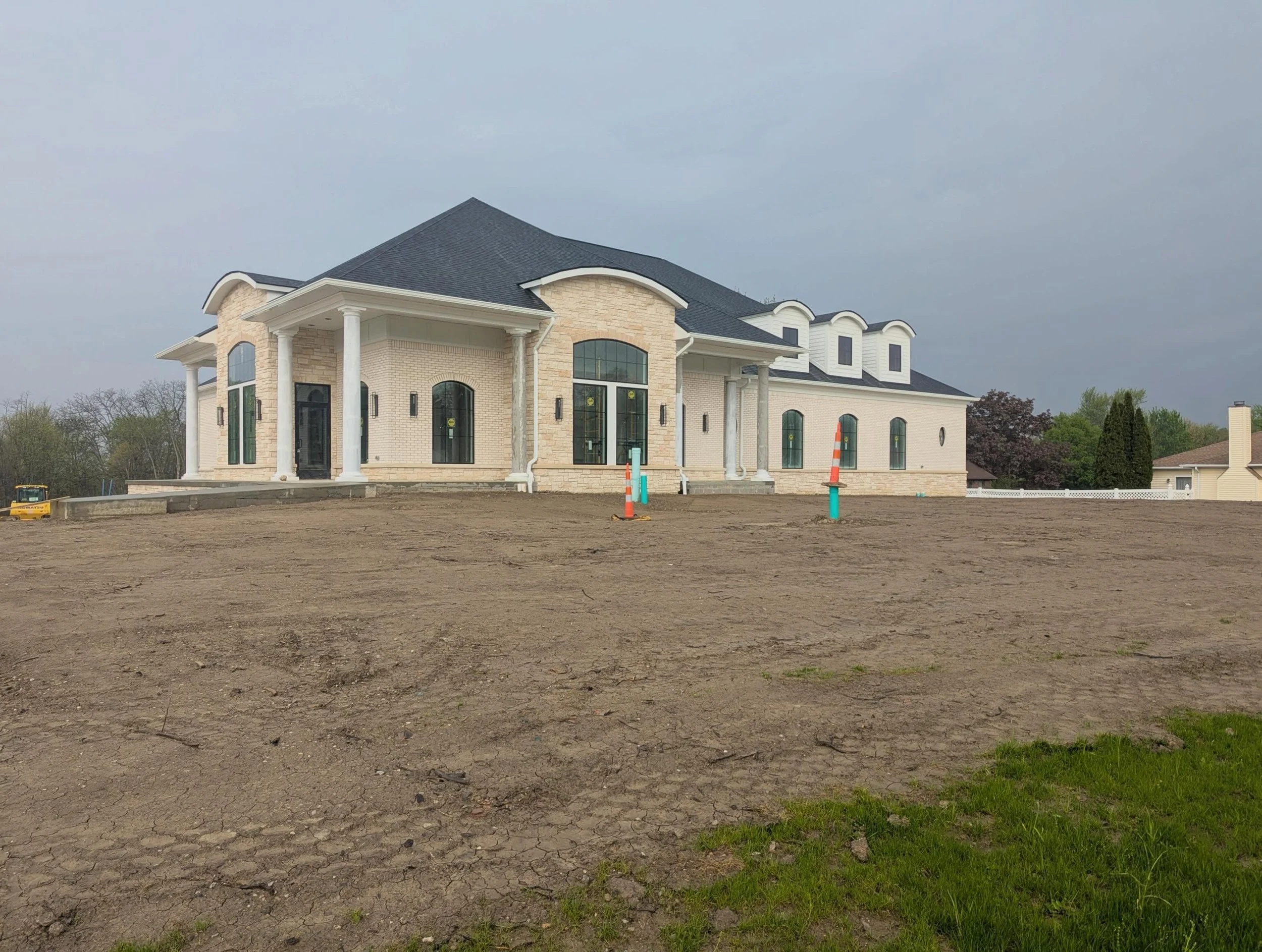 Dr. Boyko&rsquo;s state-of-the-art, ground-up dental office is really coming together &mdash; from exterior finishes to interior buildout. #bcidental #groundup #dentalconstruction #progressupdate #designbuild