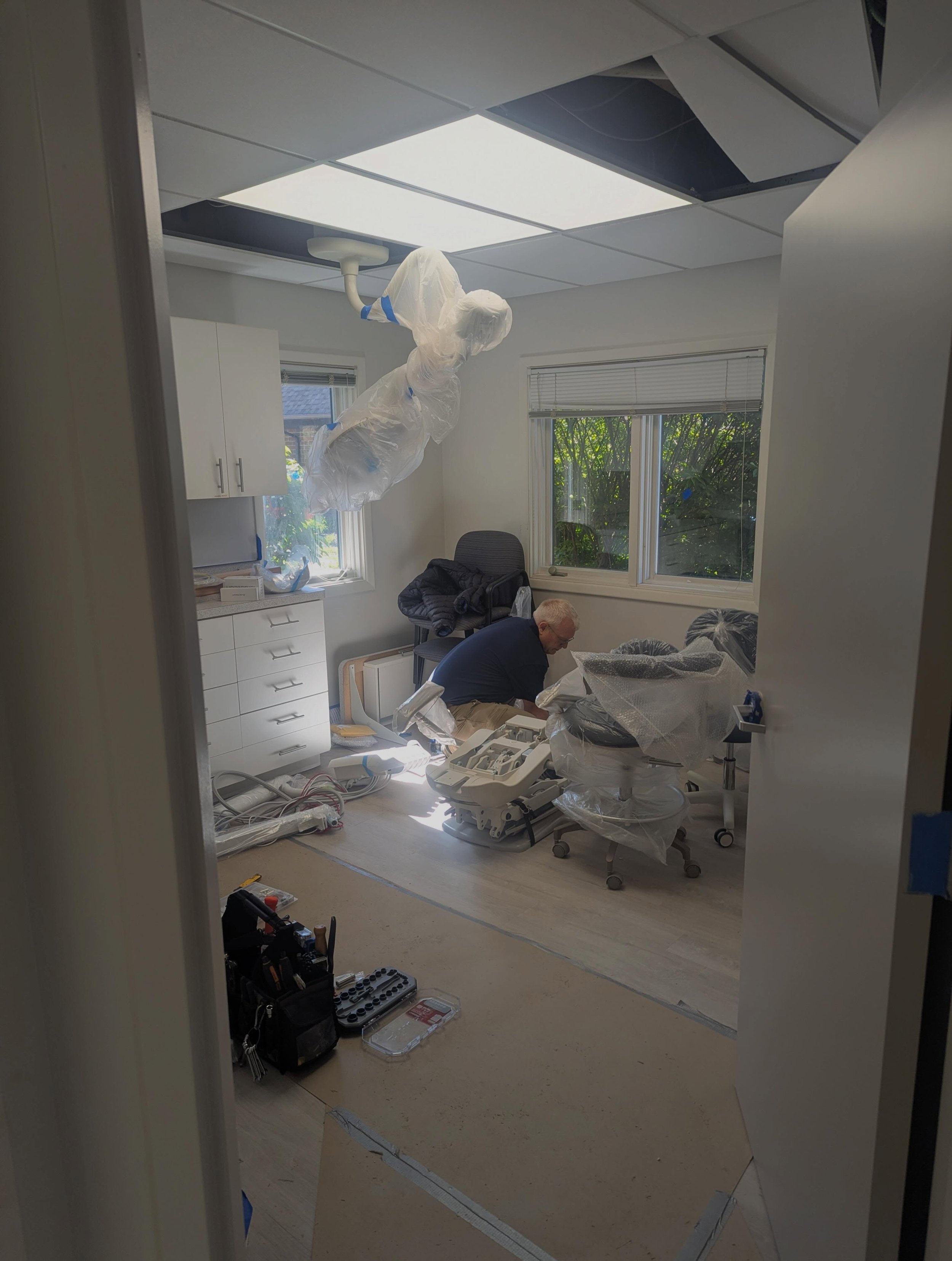 We&rsquo;re excited to bring new life to this remodel project &mdash; creating an updated, functional, and welcoming space designed to better serve patients and staff. Stay tuned as this transformation comes together! 

#bcidental #dentalremodel #off