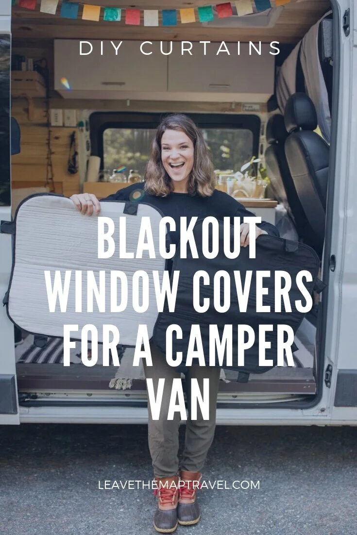 How to Make Blackout Window Covers for a Campervan