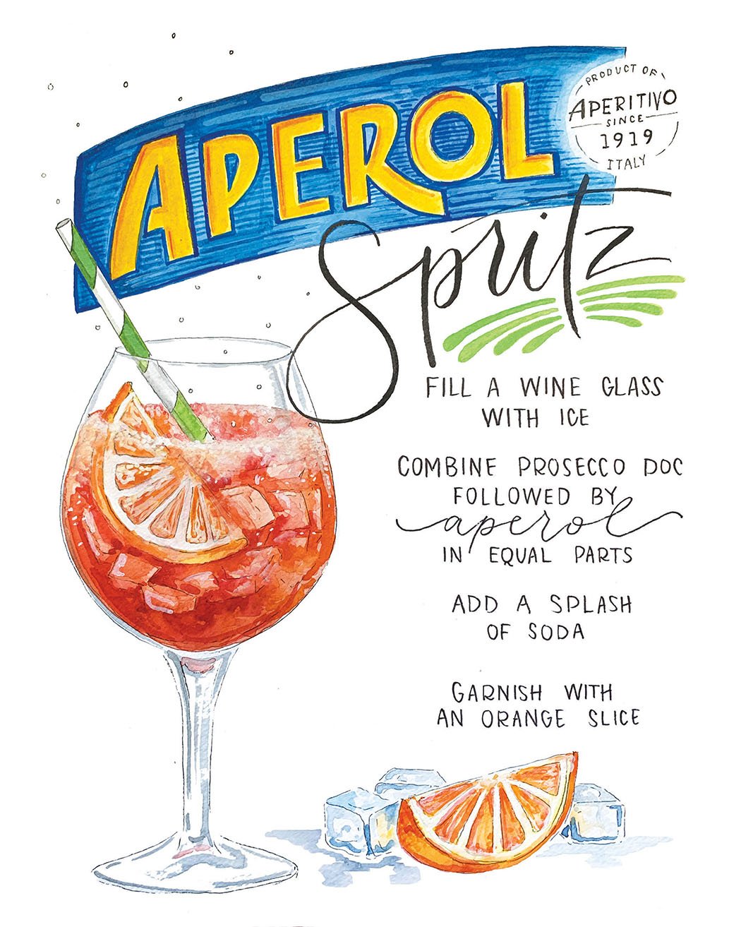 Aperol Spritz Recipe — Rachel Heiss