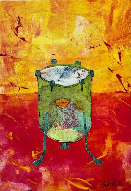 Drum On Red