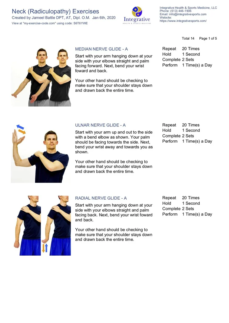 Personalized Physical Therapy Home Exercise Program (HEP) — IHSM