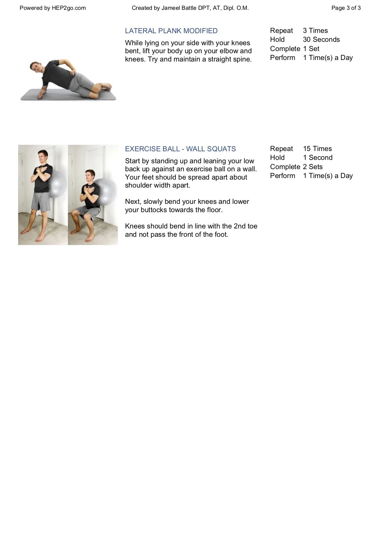 Home Exercise Program for Hip Trochanteric Bursitis — IHSM
