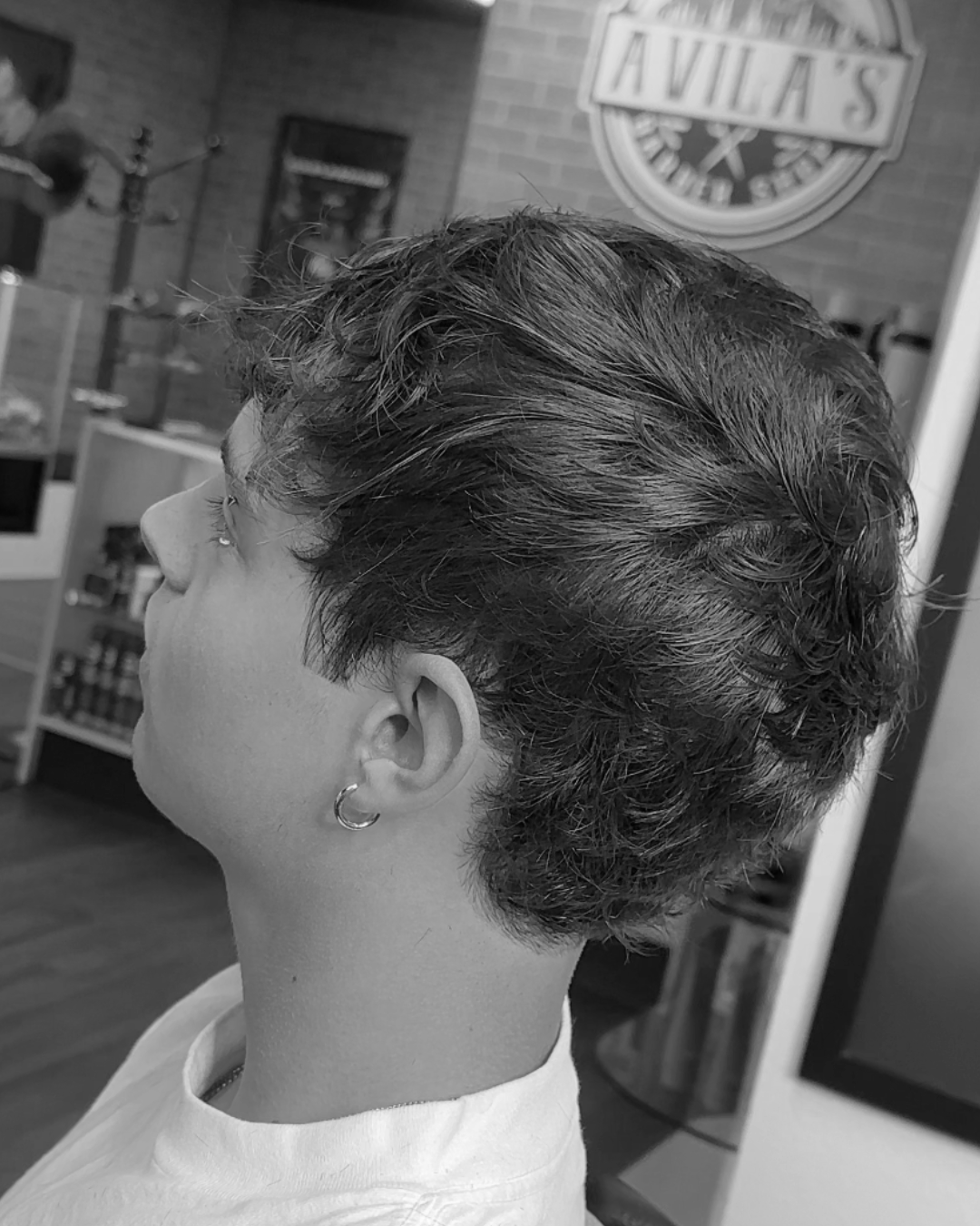 MALE SCISSOR HAIRCUT