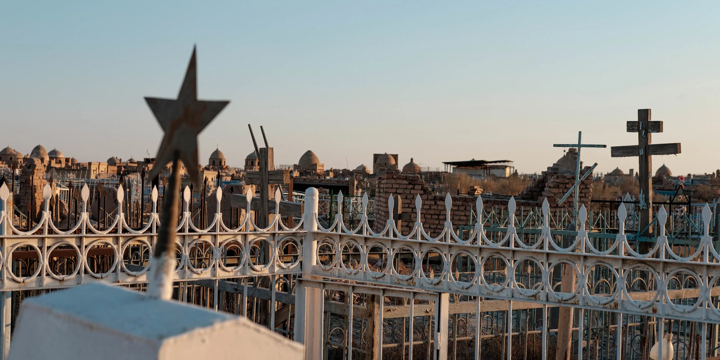 Not Mizdakhan, but the cemetery practically next to it. Mizdakhan is much like it.