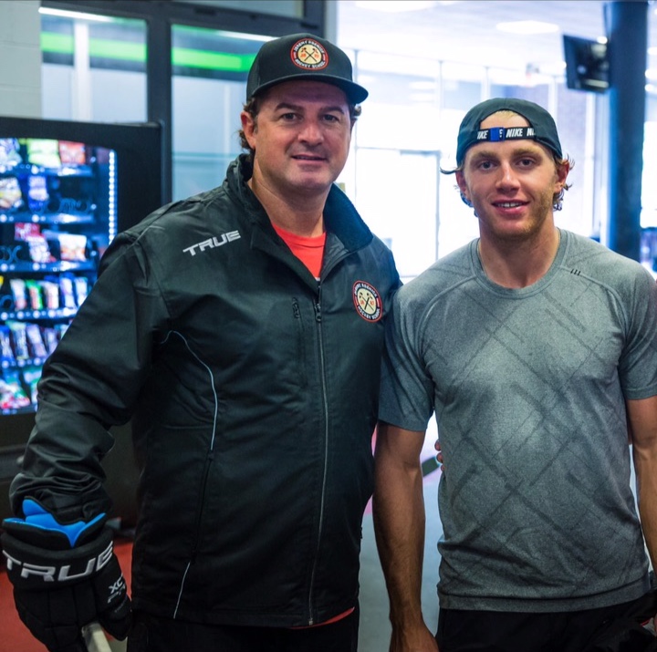 Niner &amp; Patrick Kane at JR Hockey School