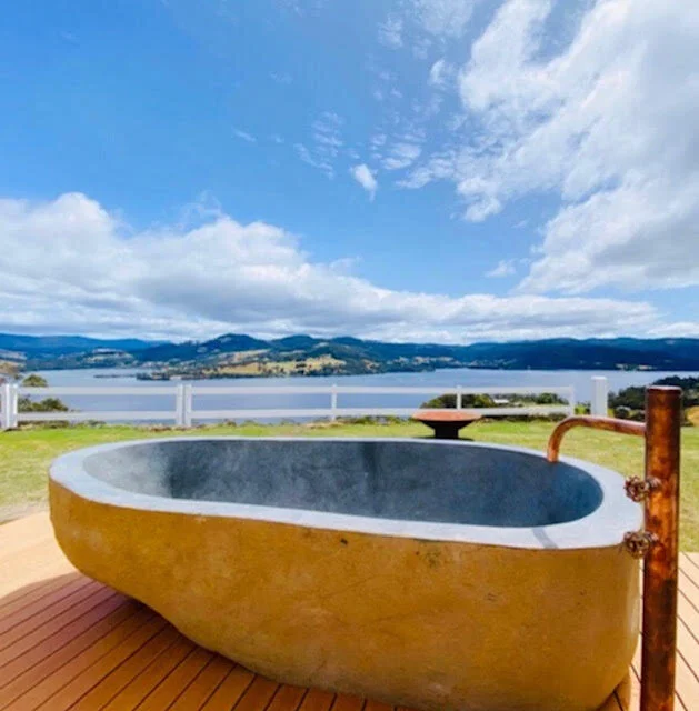Outdoor Baths — Natural Stone Bath Worx