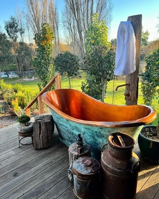 Outdoor Baths — Natural Stone Bath Worx