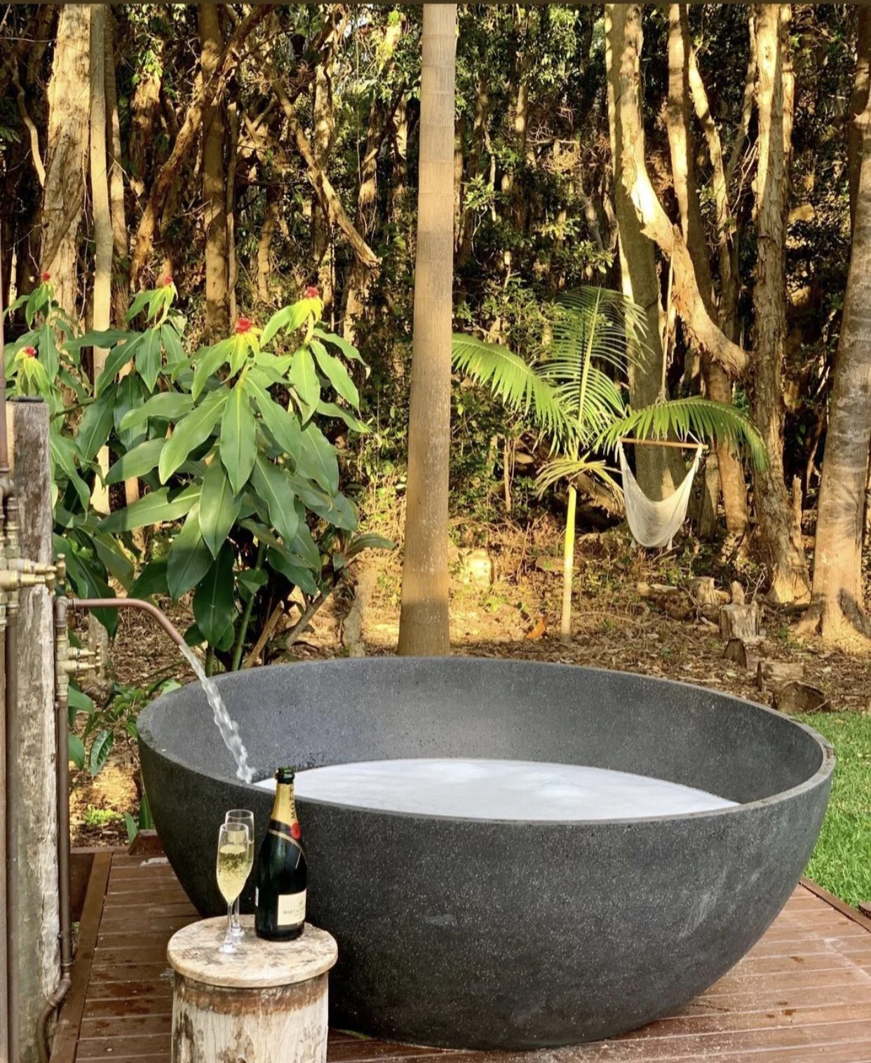 Outdoor Baths — Natural Stone Bath Worx