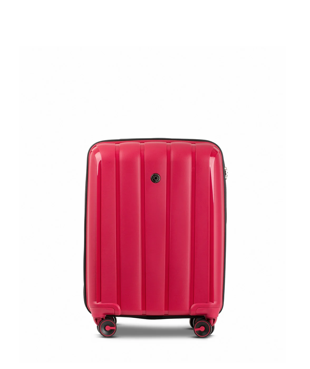red carry on suitcase