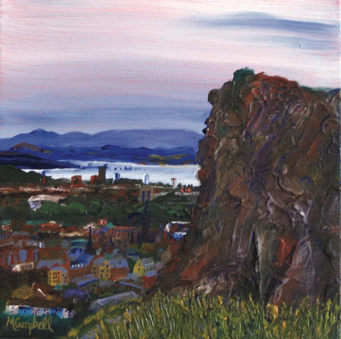 Edinburgh from the Crags