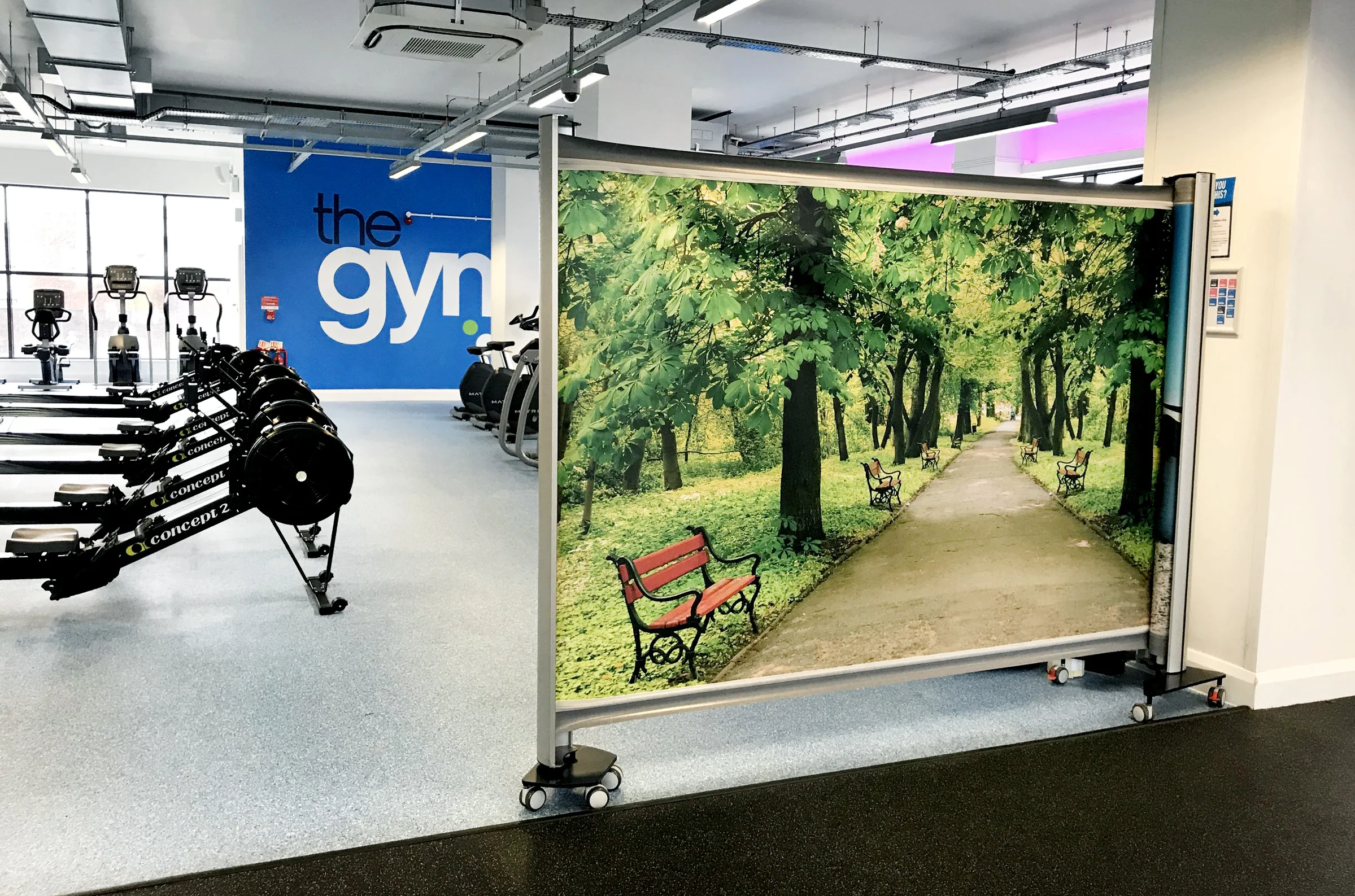 KwickScreen installed the The Gym Group London