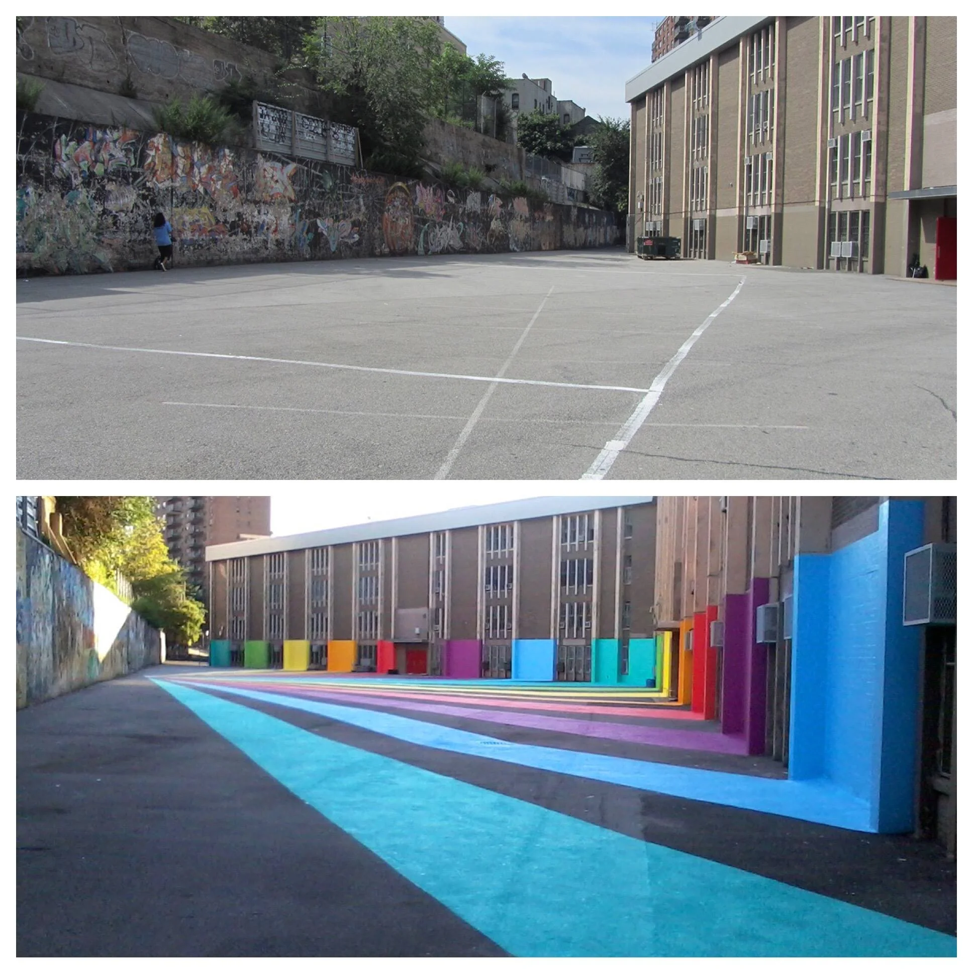 Publicolor at Frederick Douglas Academy in Harlem.