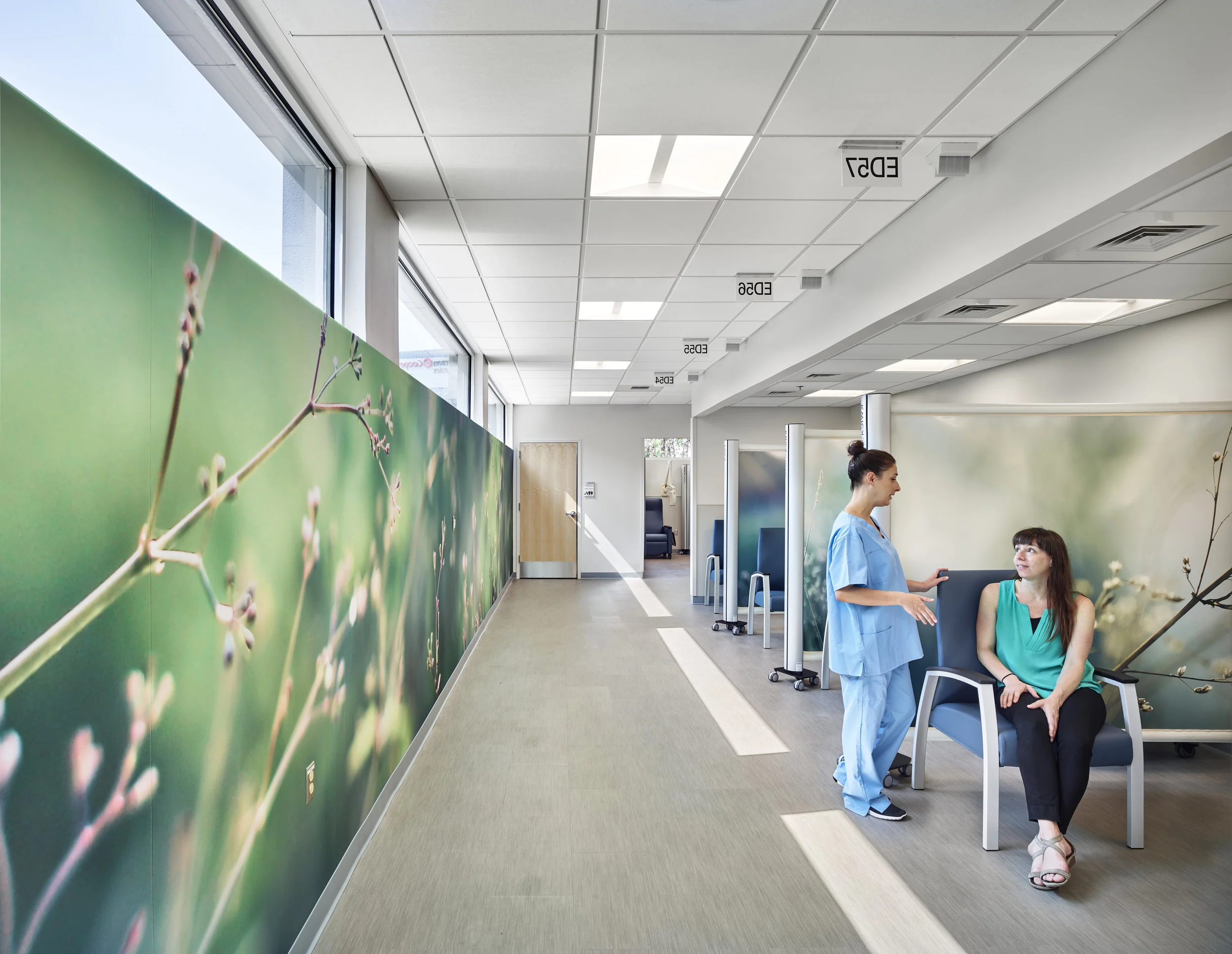 KwickScreen Artwork up in Cooper University Medical Centre
