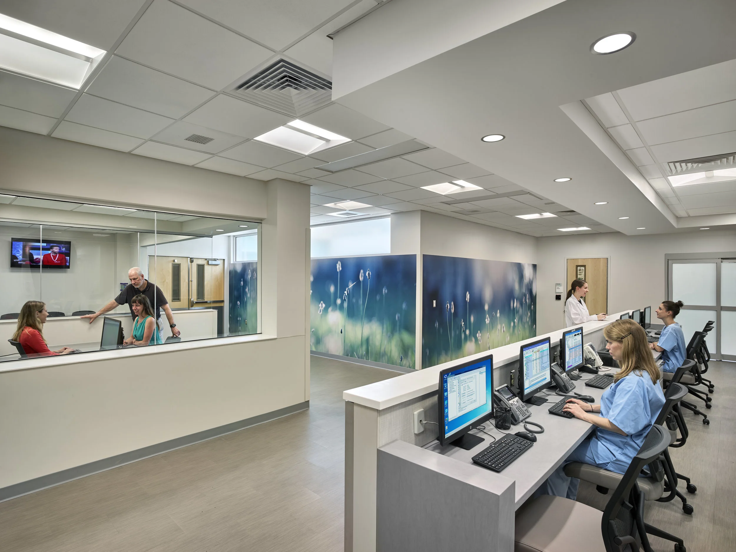 KwickScreen Artwork up in Cooper University Medical Centre