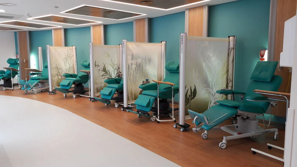 The Pro KwickScreen Flexible Hospital Room Partitions — KwickScreen