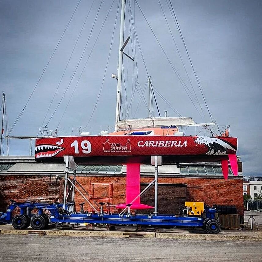 Good look to Neil payter #OSTAR race.  They will definitely see him coming with this printed wrap! 

#boat #wrapping #wrap #vinylwrap #vinylwrapping #class40 #boatlife #boatwrap #bginstall #red #transatlantic
#19 #neilpayter @neilpayteroceanracing
