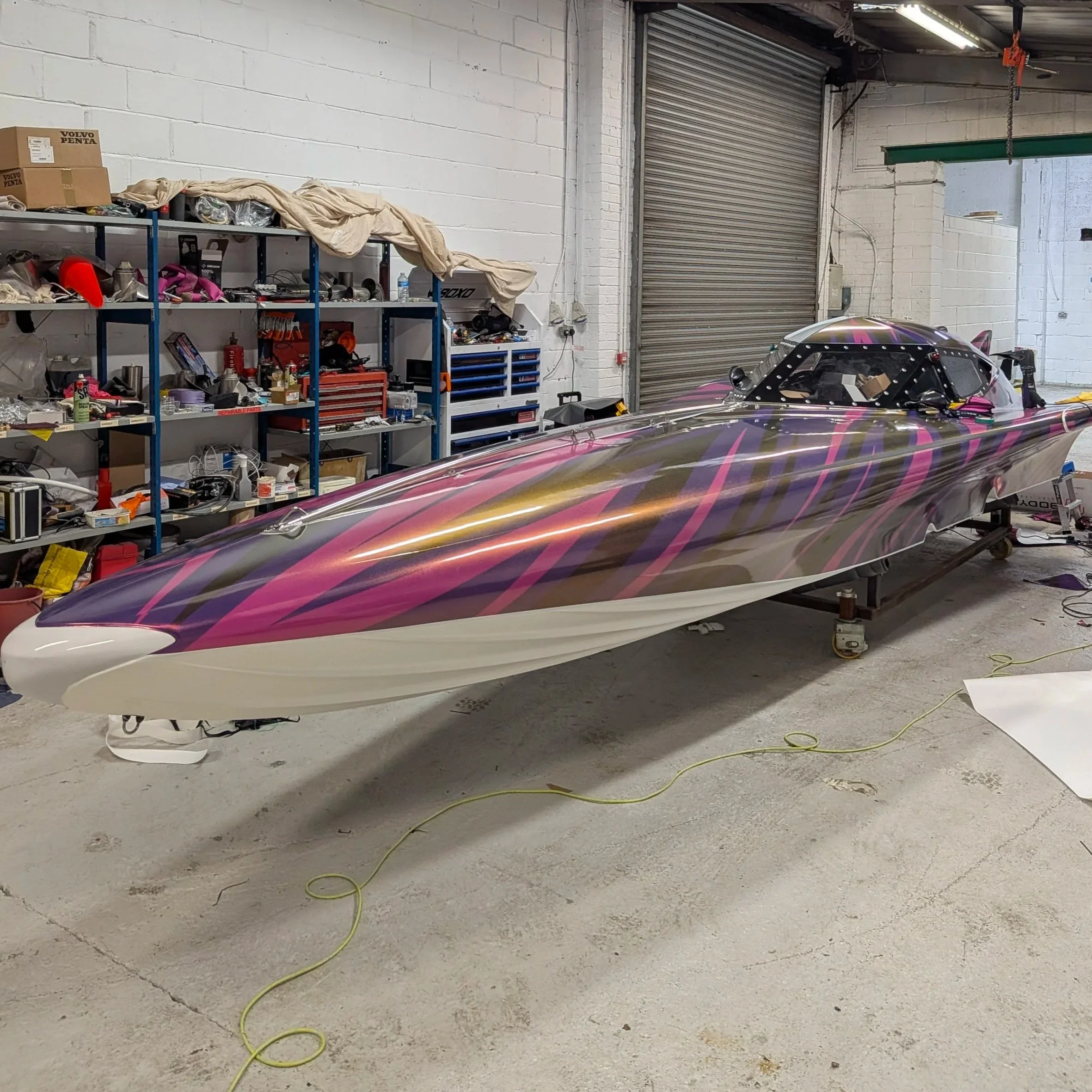 From Concept to Completion: A Bespoke V24 Offshore Powerboat Wrap